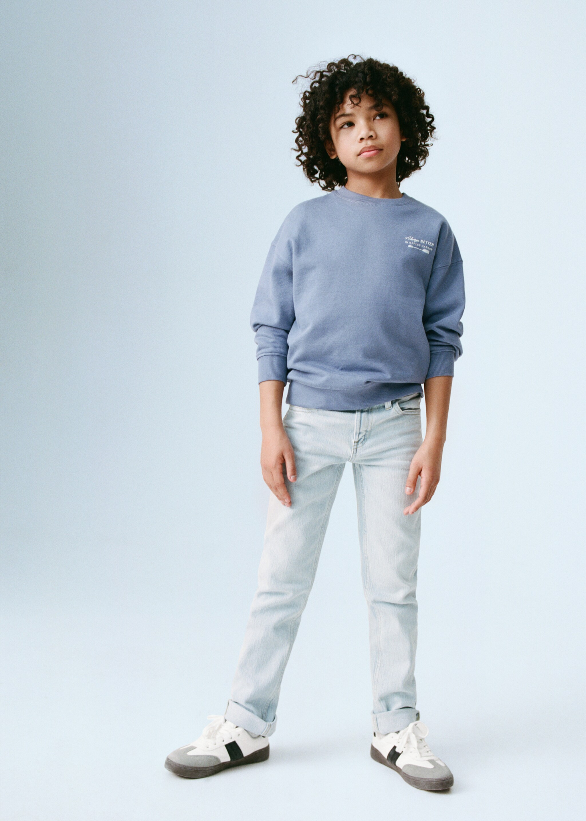 Straight jeans with turn-up - Details of the article 6