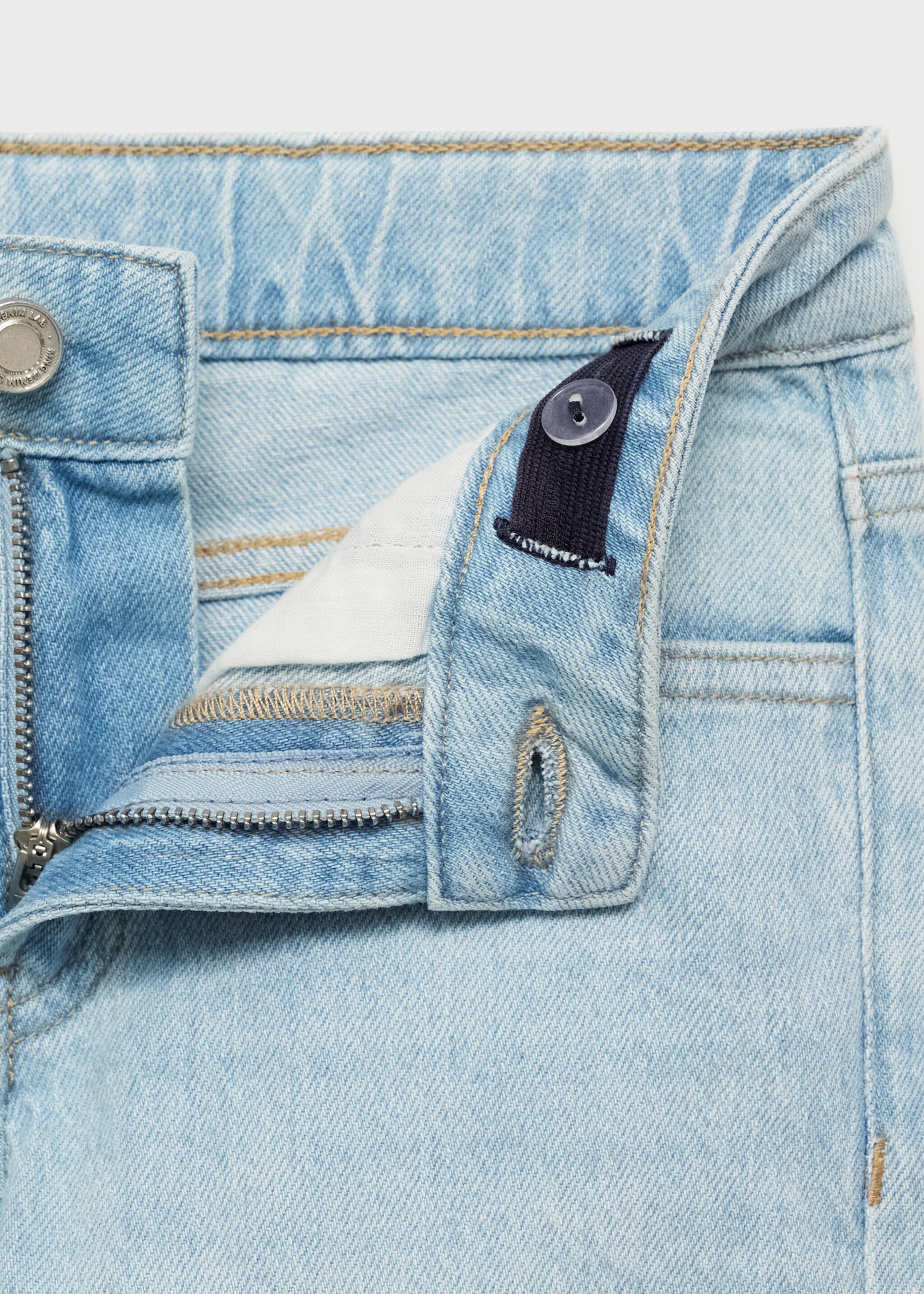 Straight jeans with turn-up - Details of the article 8