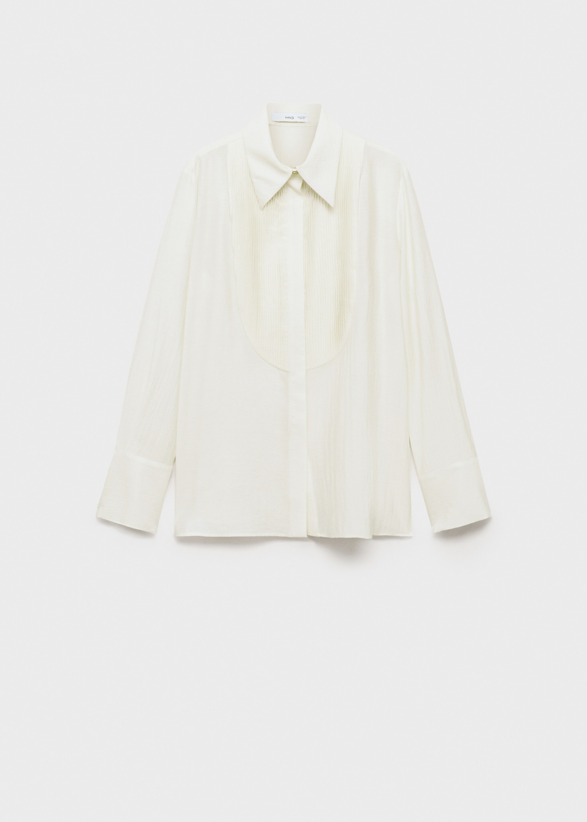 Chemise fluide empiècement contrastant - Article sans modèle