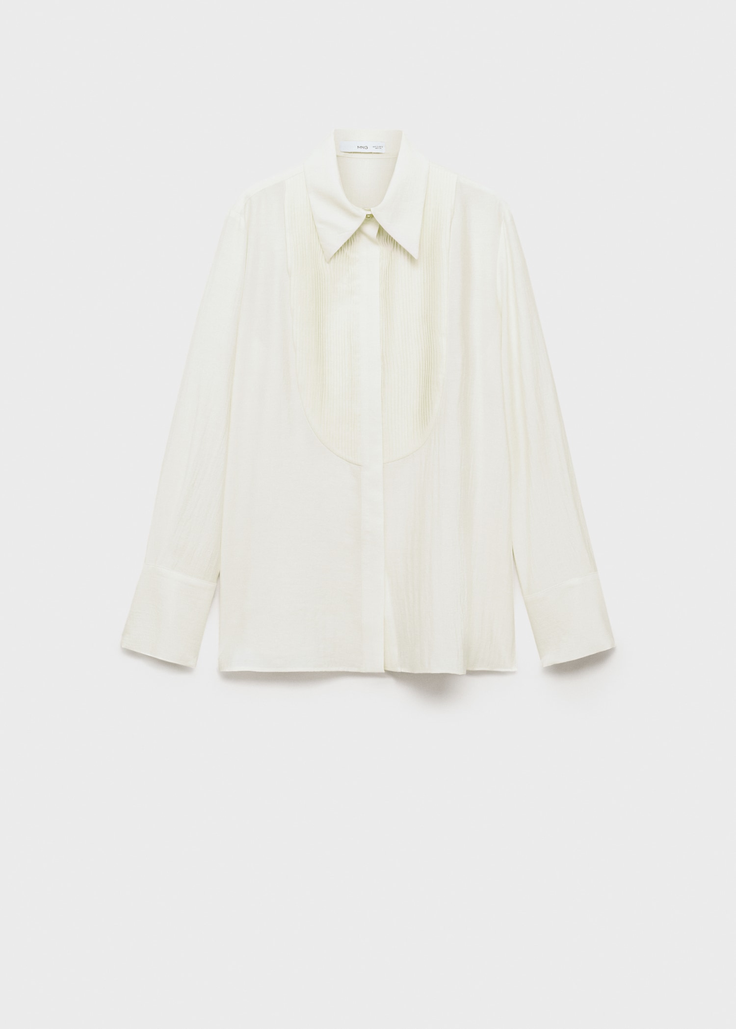 Camisa fluida panel contraste - Artículo sin modelo