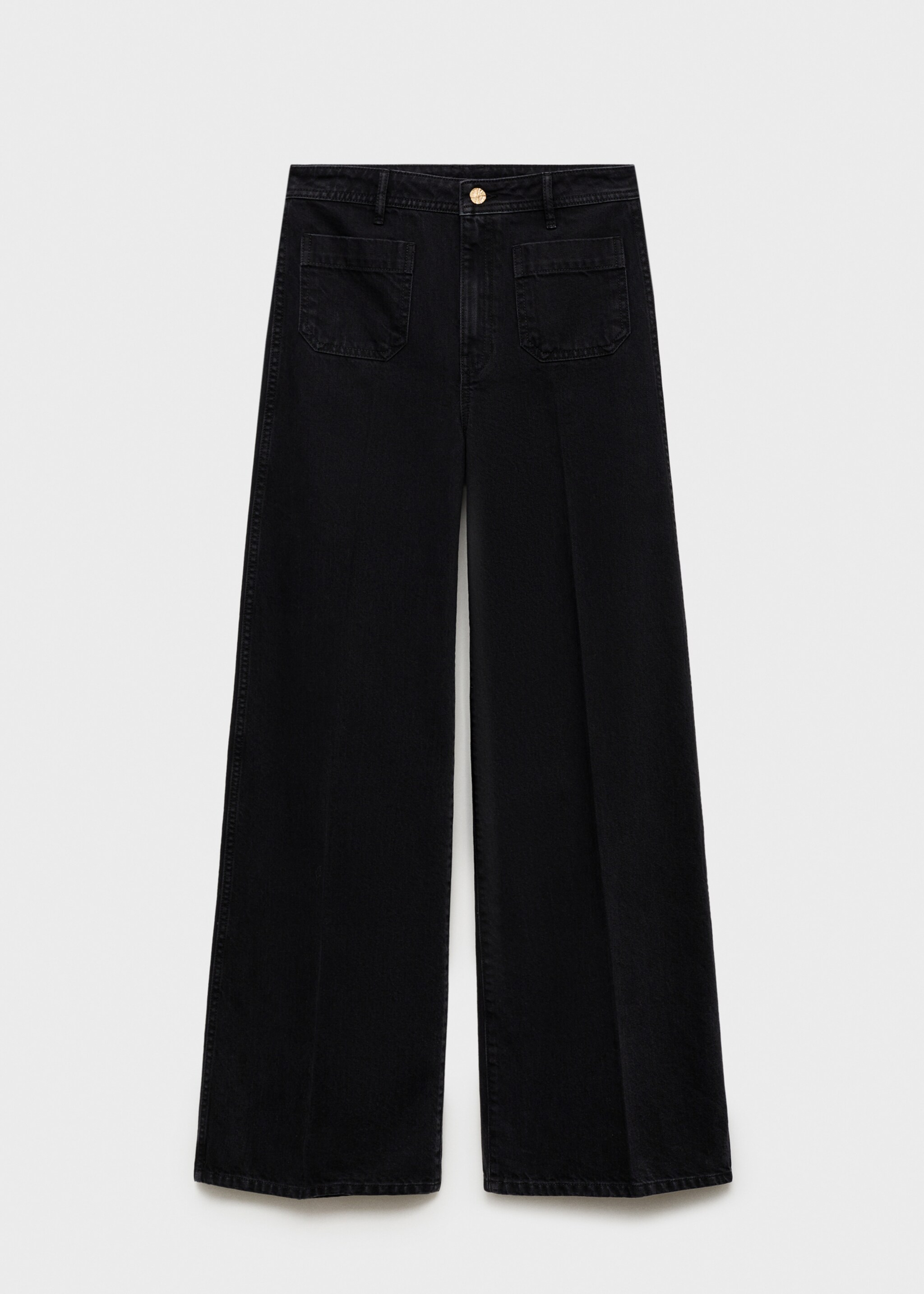 Jeans wideleg bolsillos - Artículo sin modelo