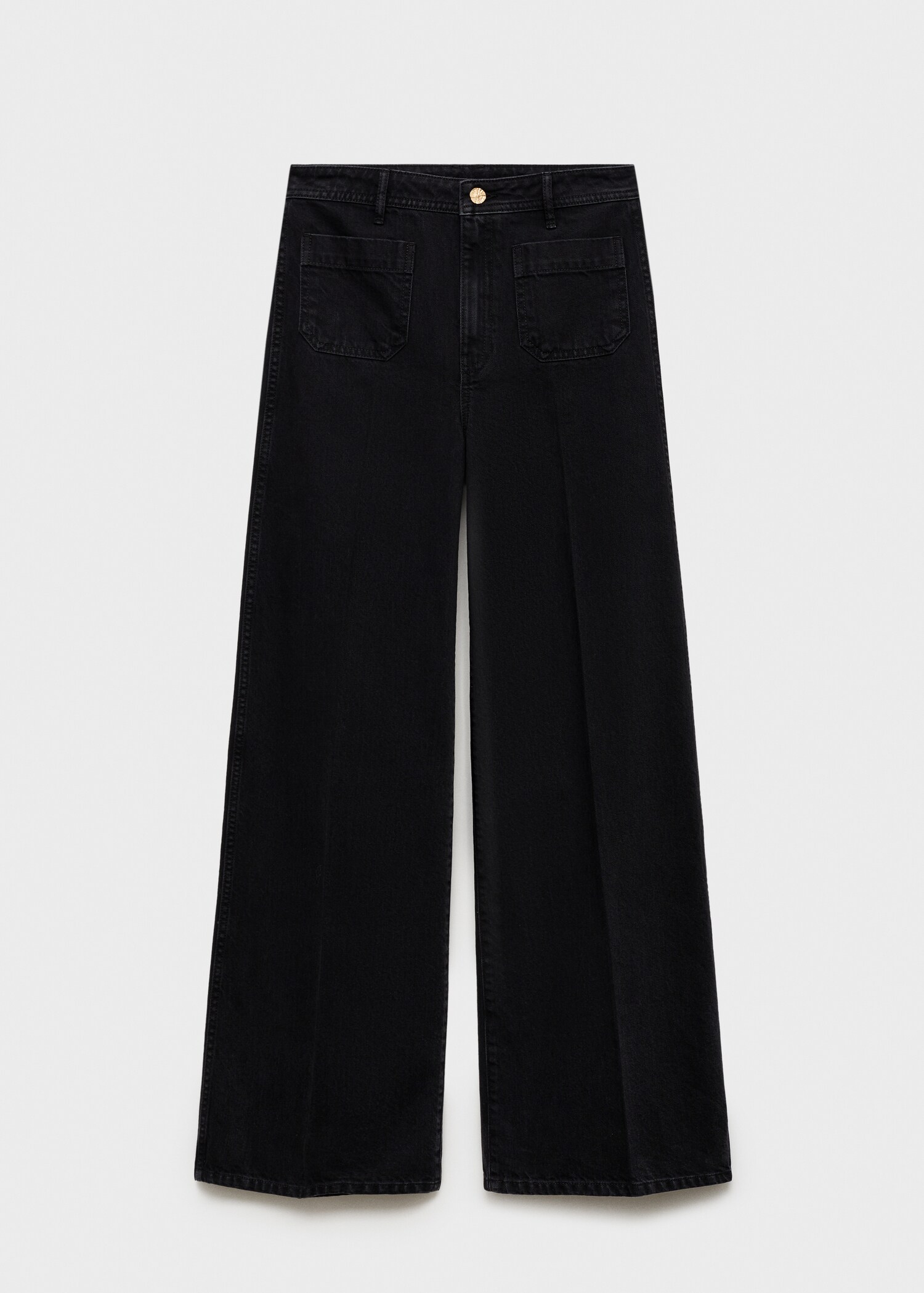 Wideleg-Jeans mit Taschen - Artikel ohne Model