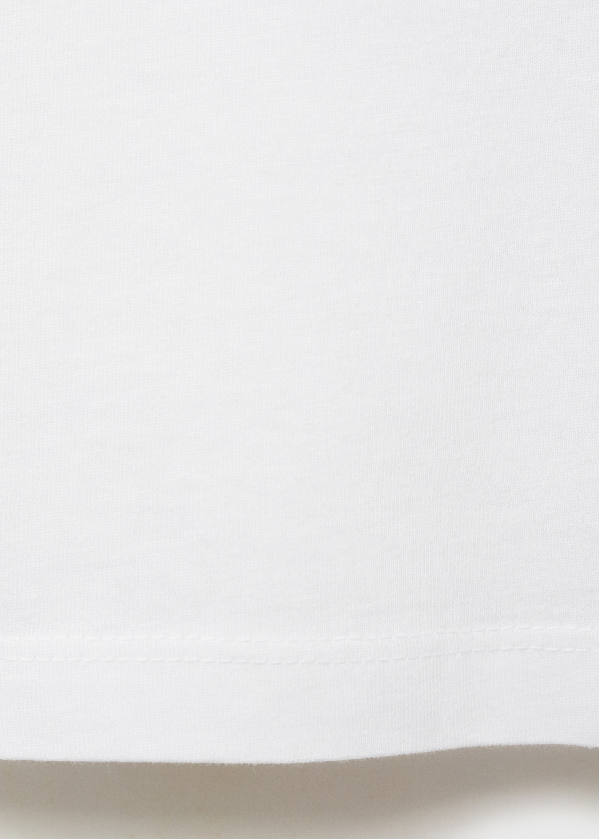 Cotton boat neck t-shirt - Details of the article 0