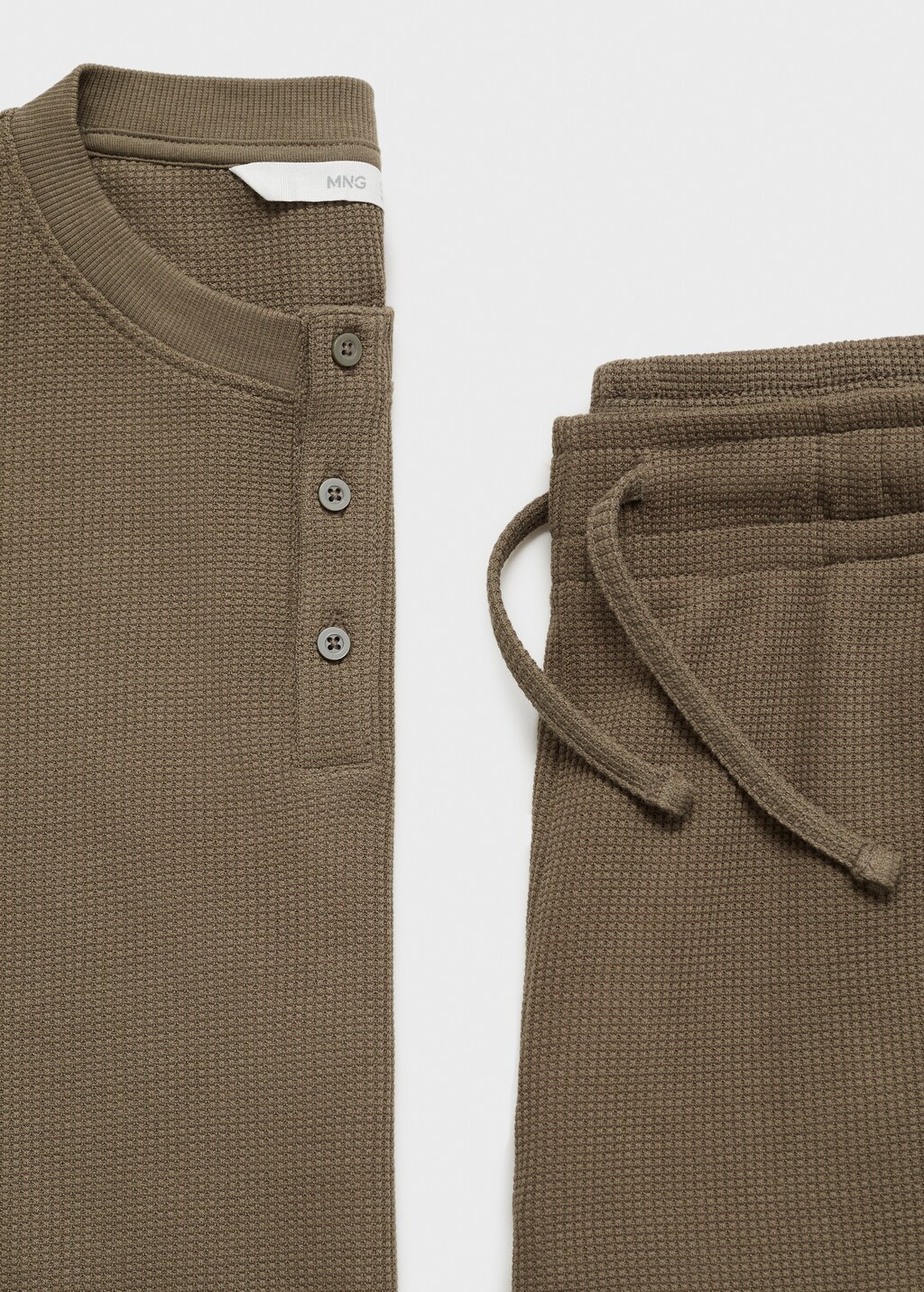 Cotton structured pyjama pack - Men | MANGO United Arab Emirates