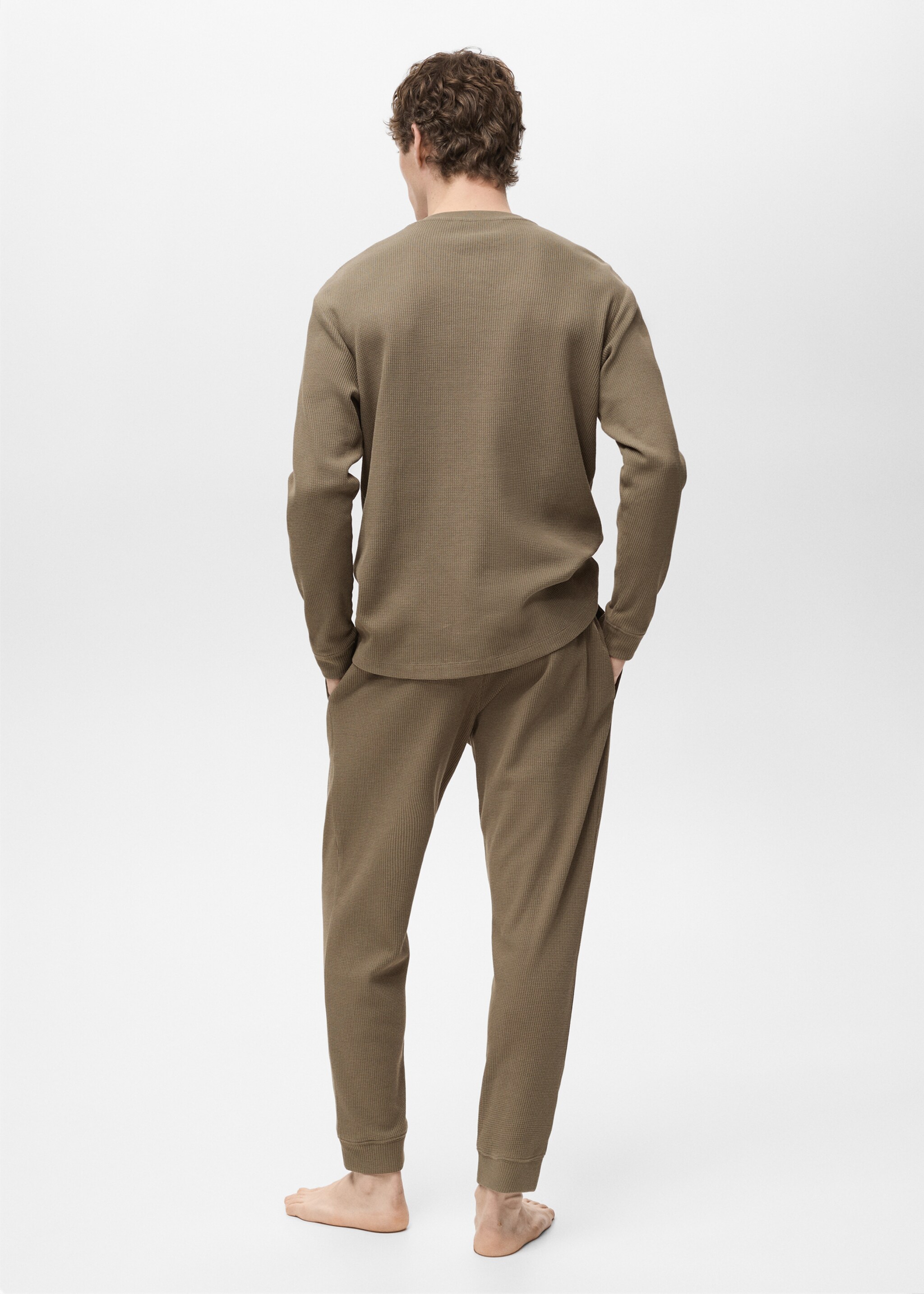 Cotton structured pyjama pack - Reverse of the article