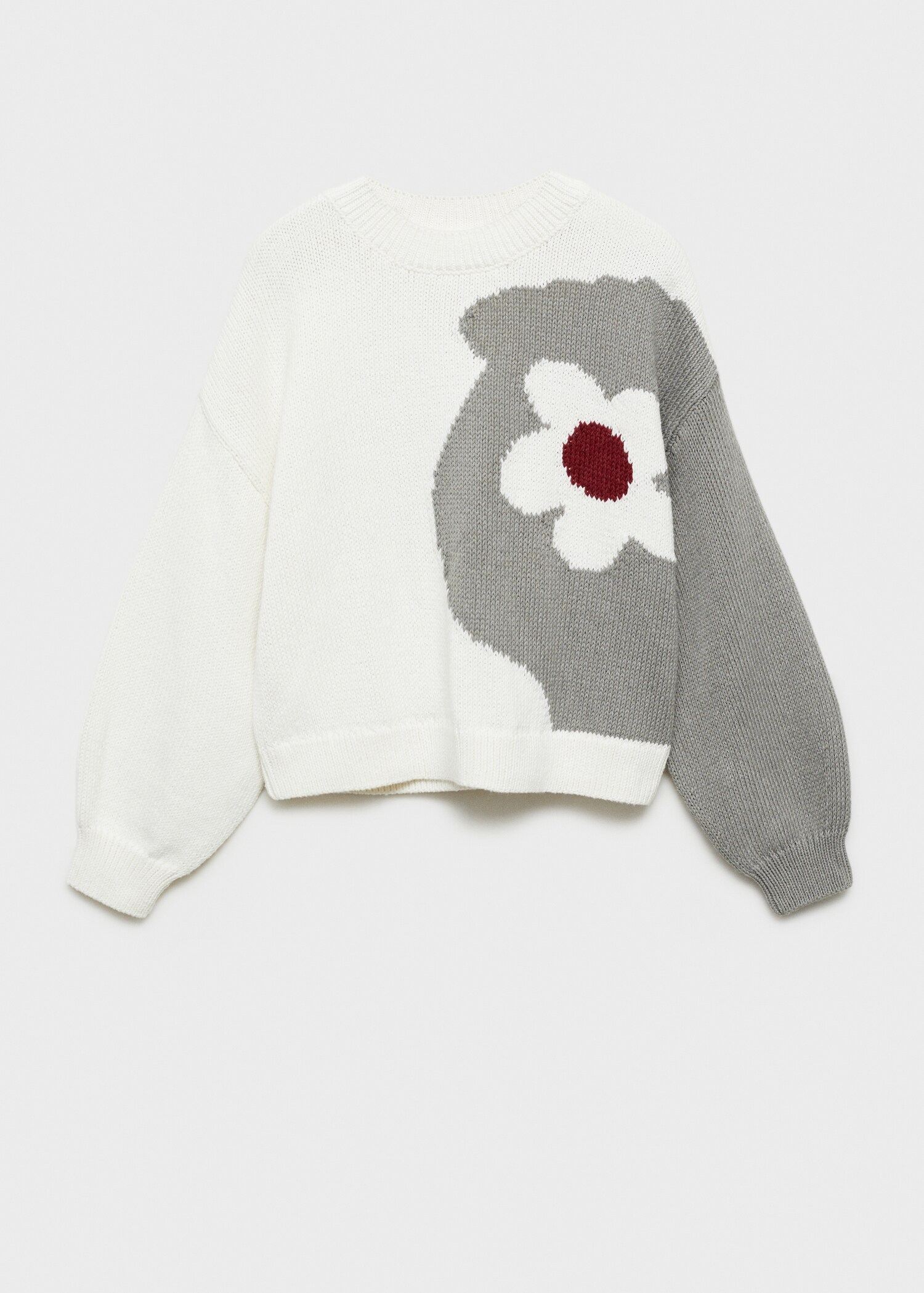 Floral knitted sweater - Article without model