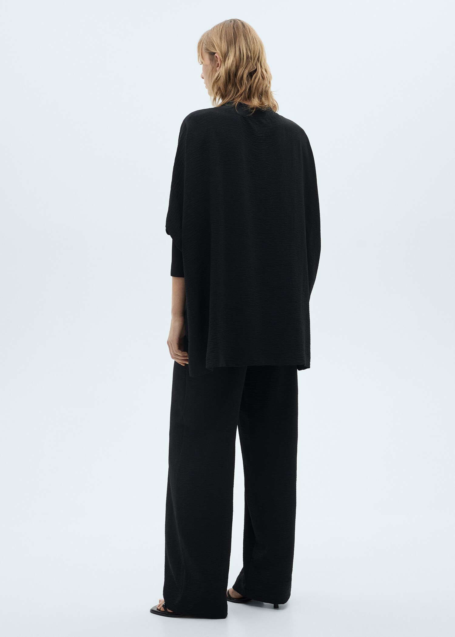 Sudadera punto oversize - Reverso del artículo