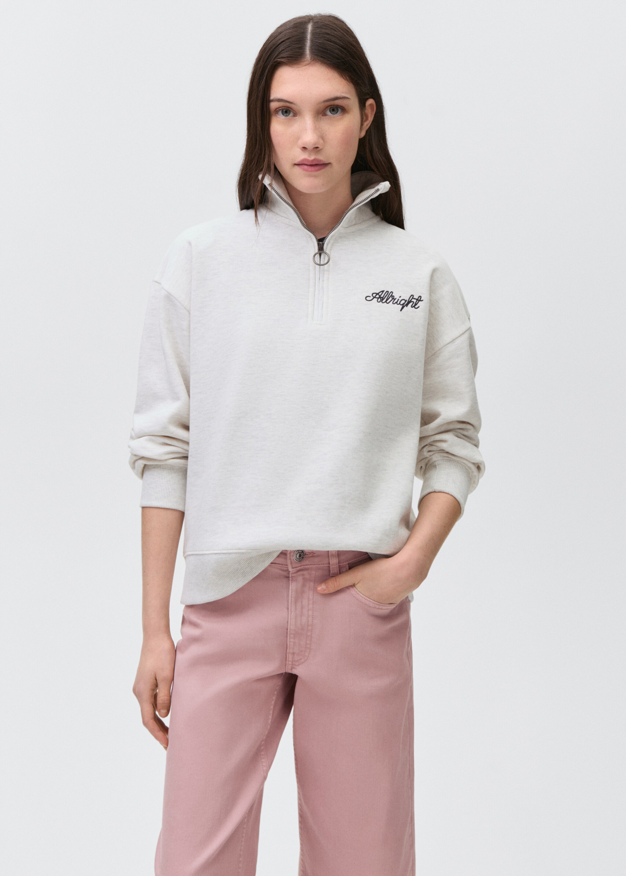 Jupe-culotte jean - Plan moyen