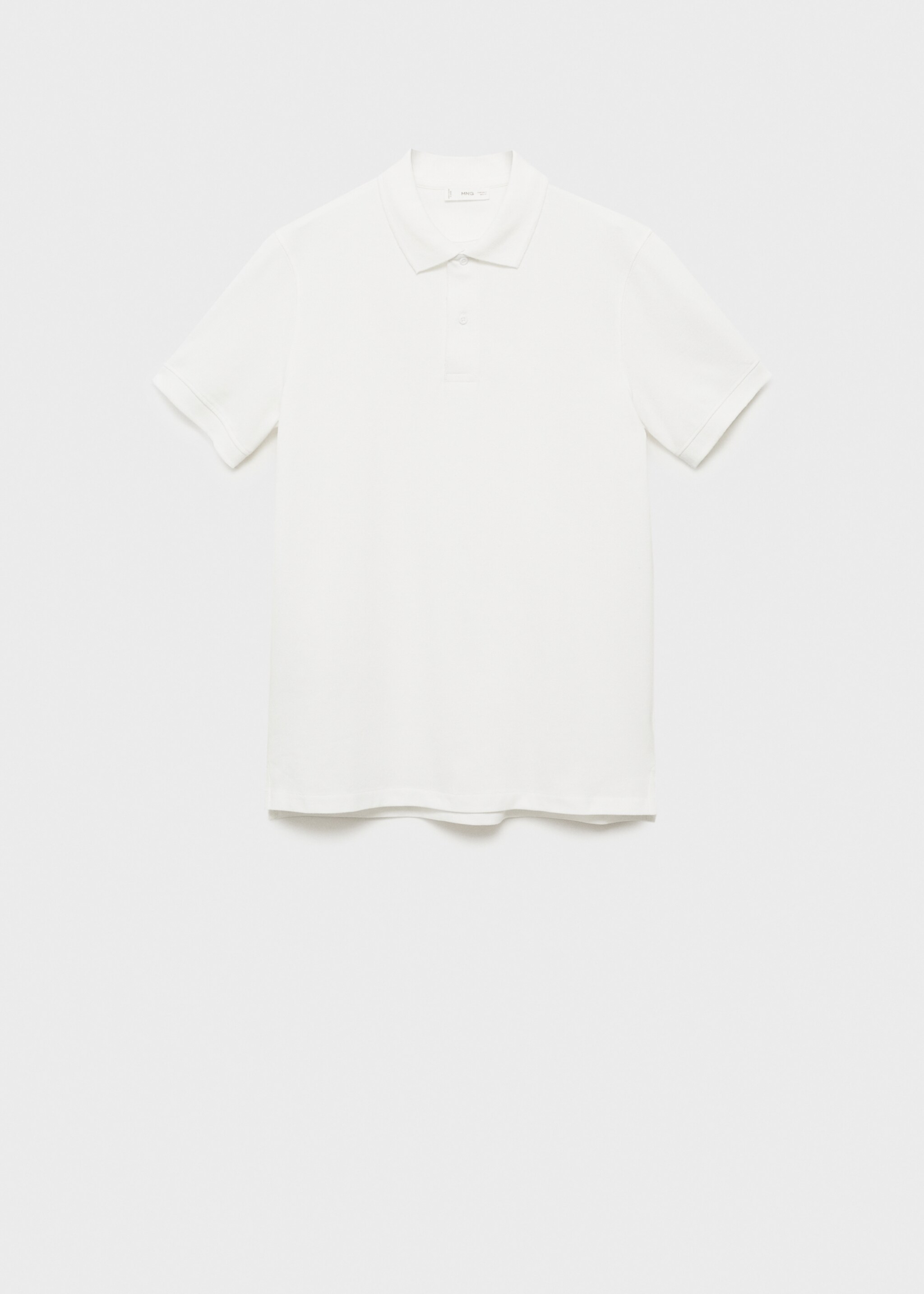 Cotton piqué polo shirt - Article without model