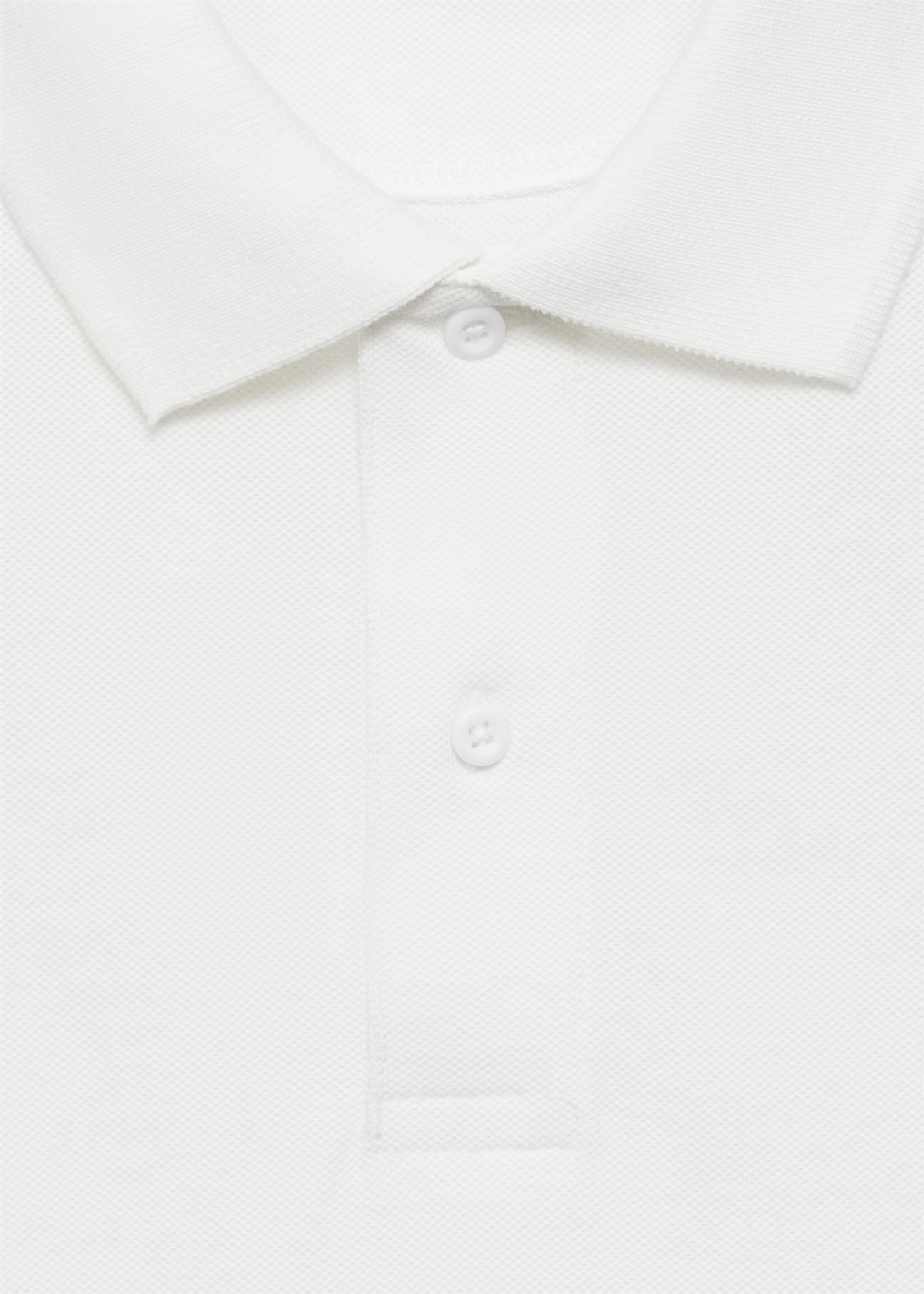Cotton piqué polo shirt - Details of the article 0
