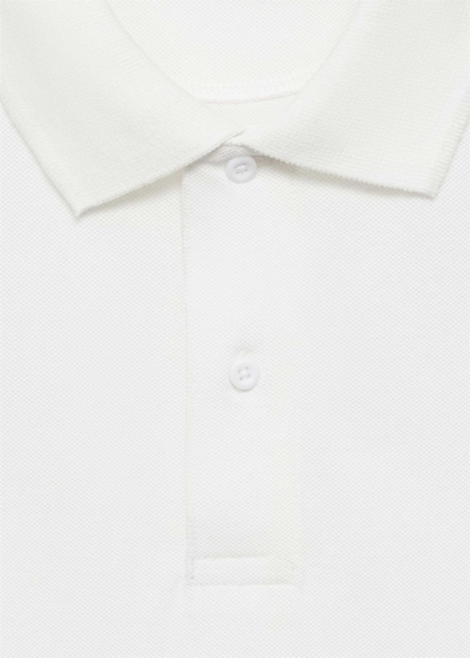 Cotton piqué polo shirt - Details of the article 0