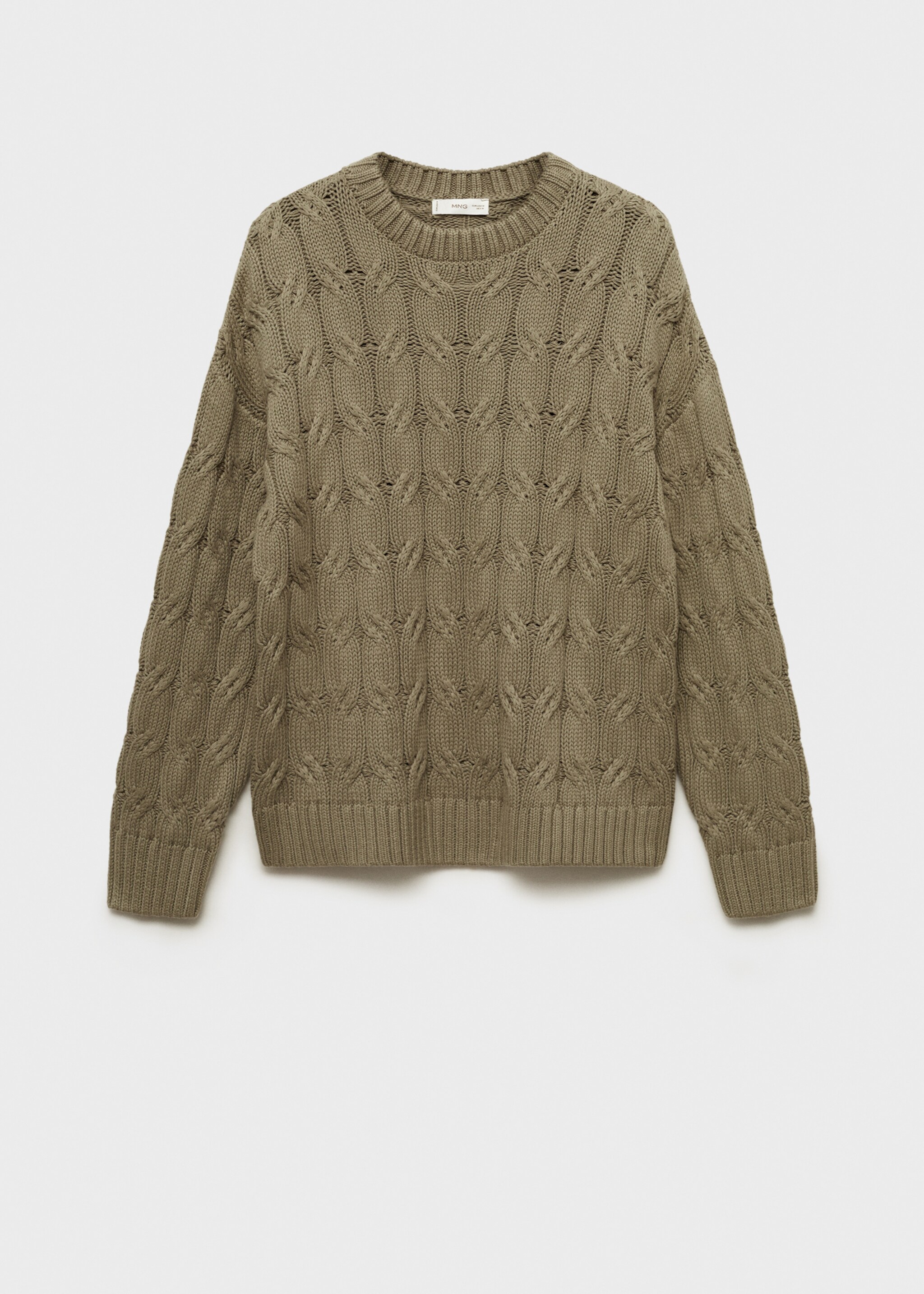 Pull-over maille torsadée - Article sans modèle