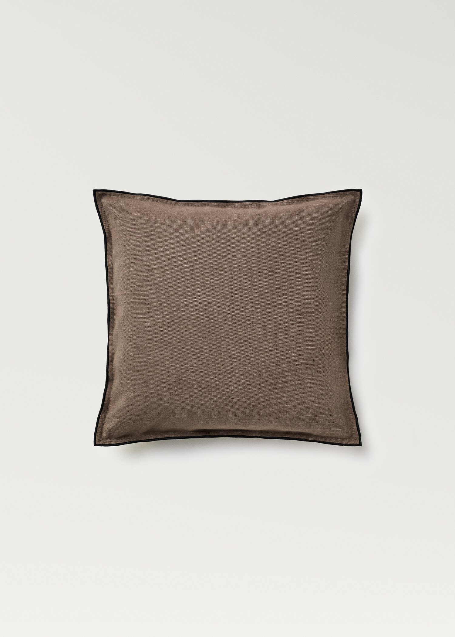 Housse de coussin coton et lin overlock 50x50 cm - Article sans modèle