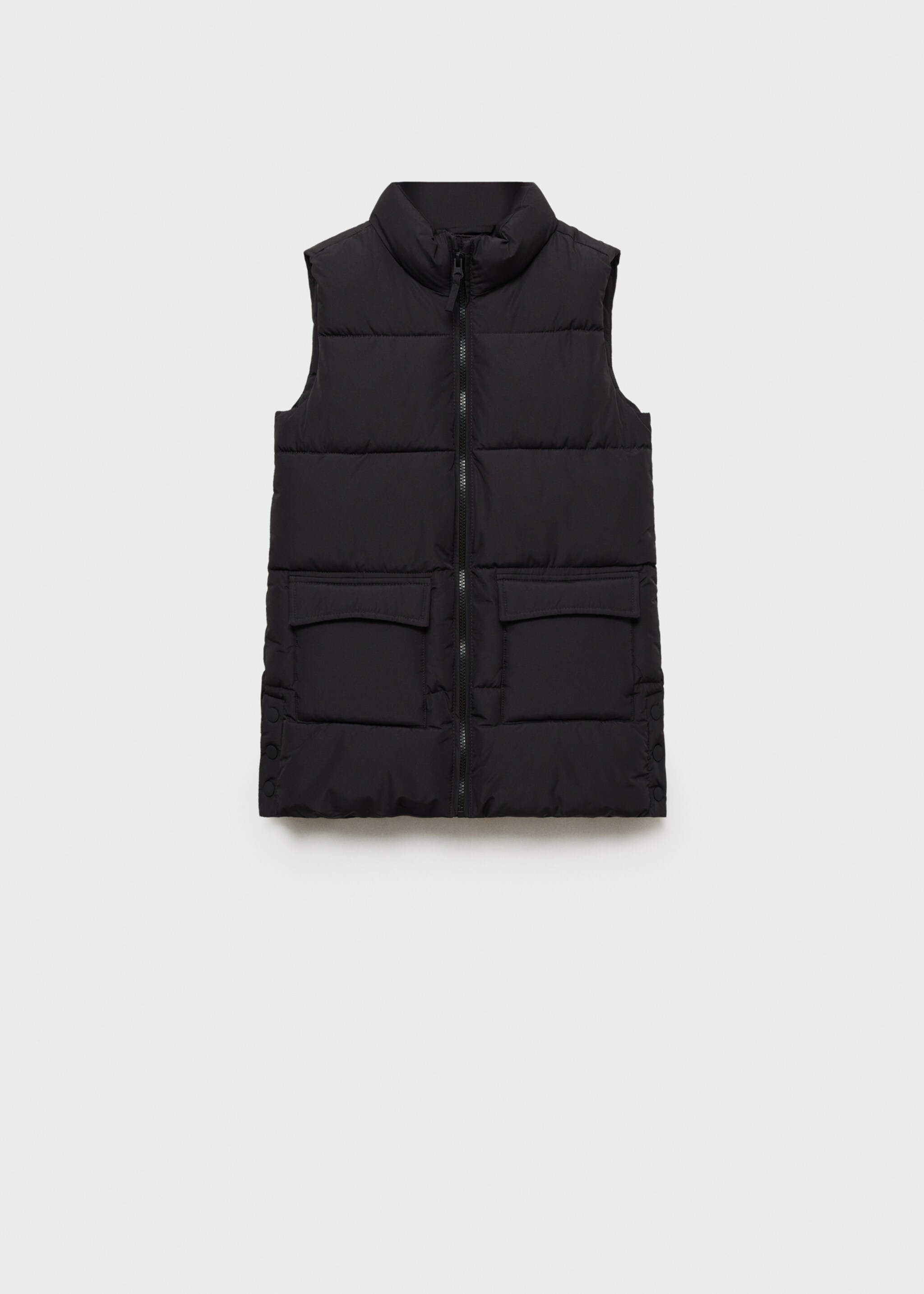 Long quilted gilet - Article without model