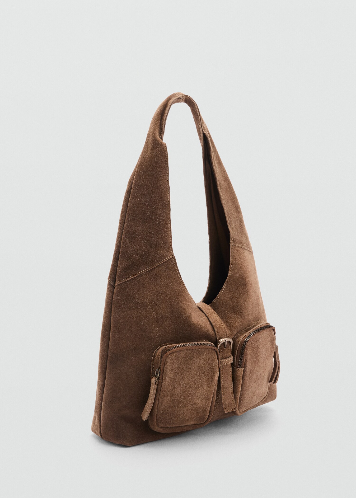 Sac cuir suédé - Plan moyen