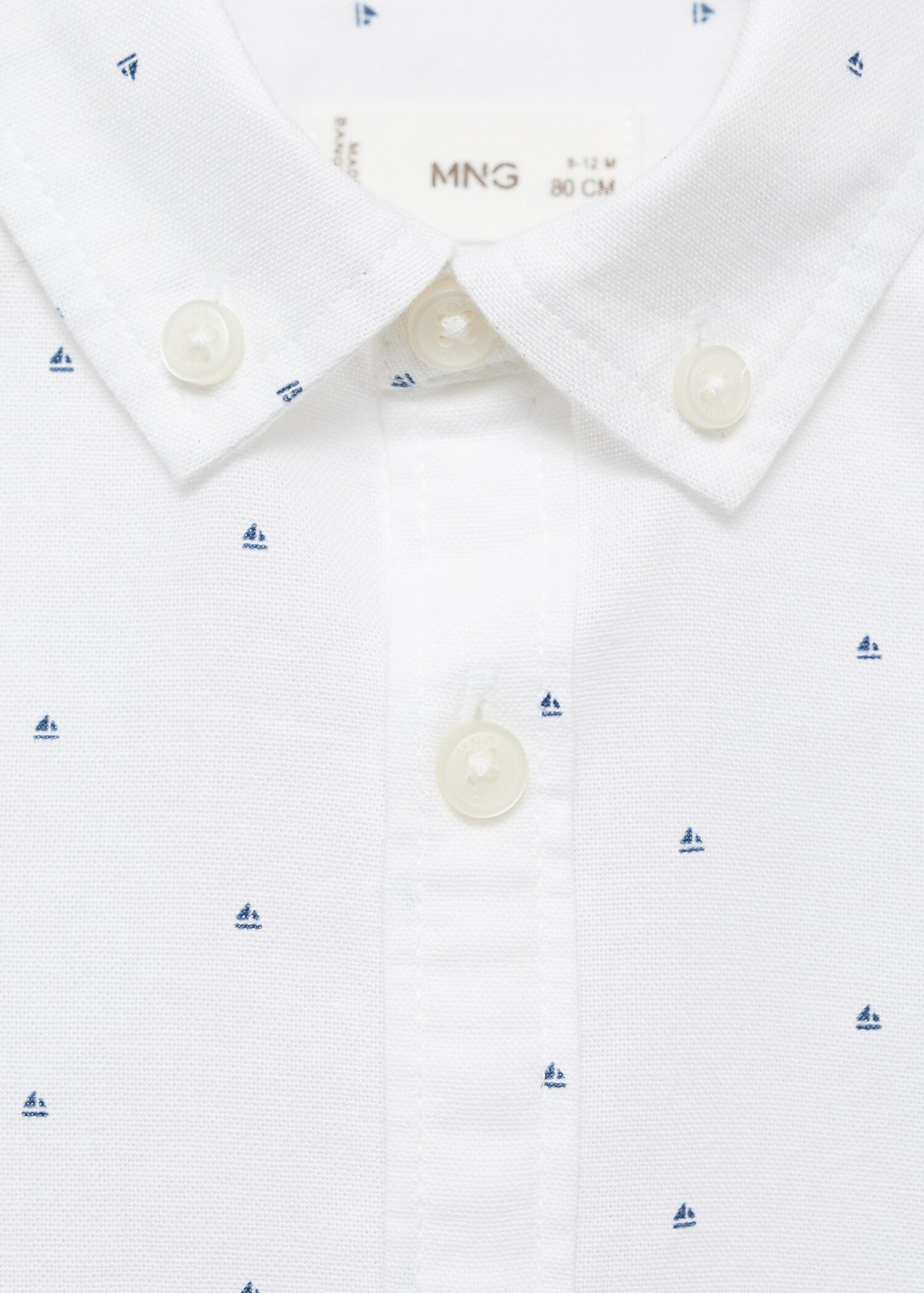 Printed Oxford shirt - Details of the article 8
