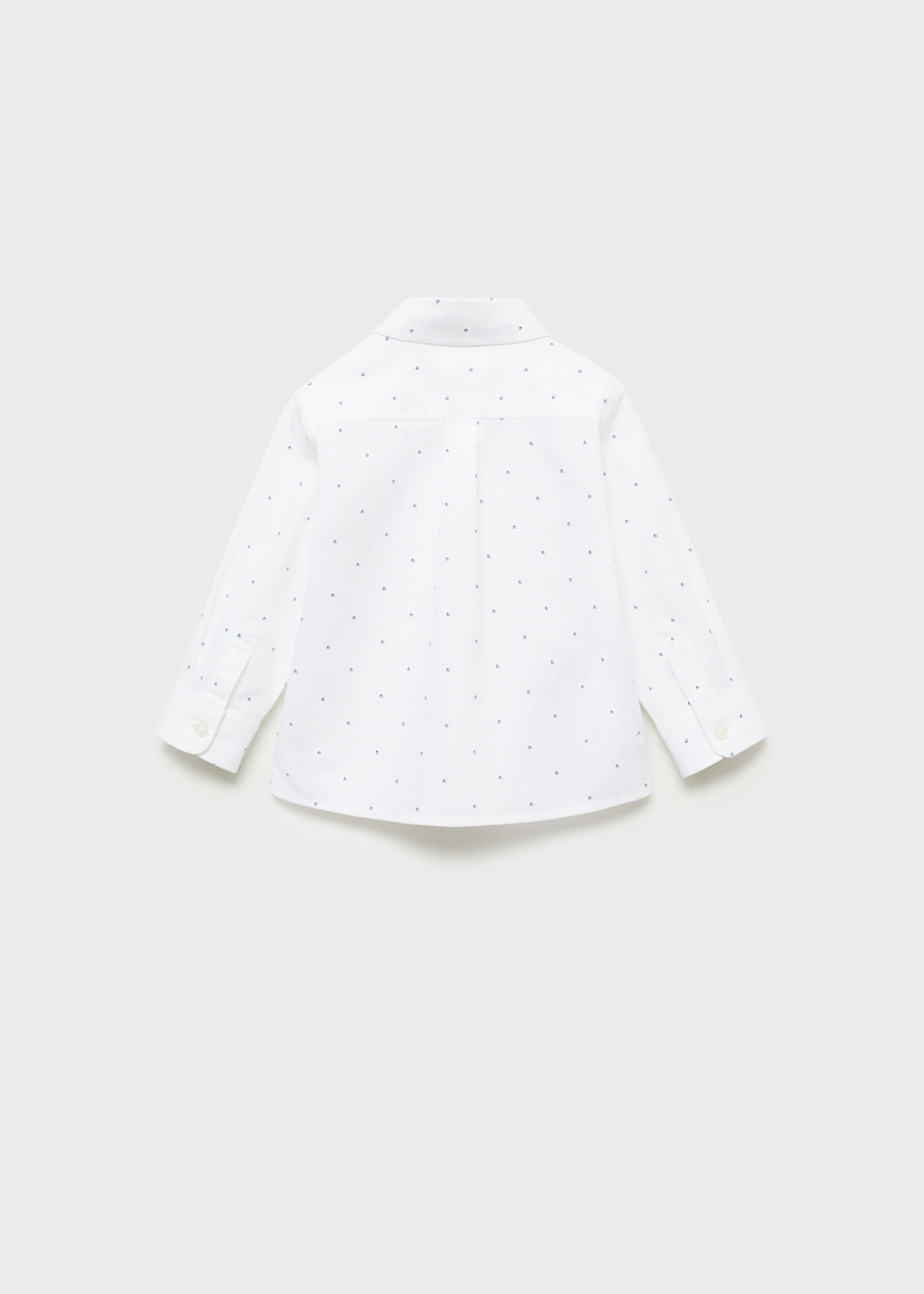 Printed Oxford shirt - Reverse of the article