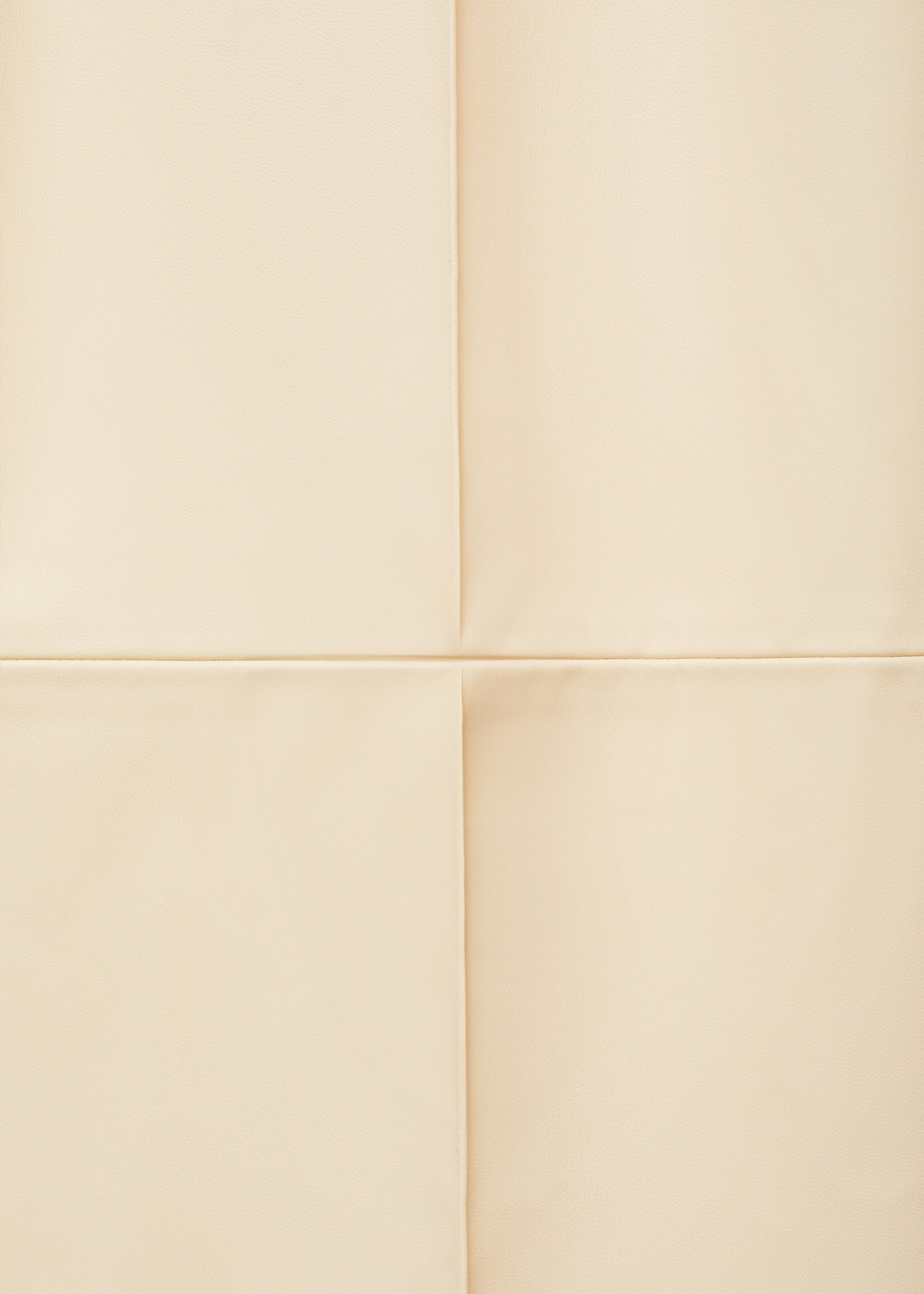 Wide leg leather-effect trousers - Details of the article 0