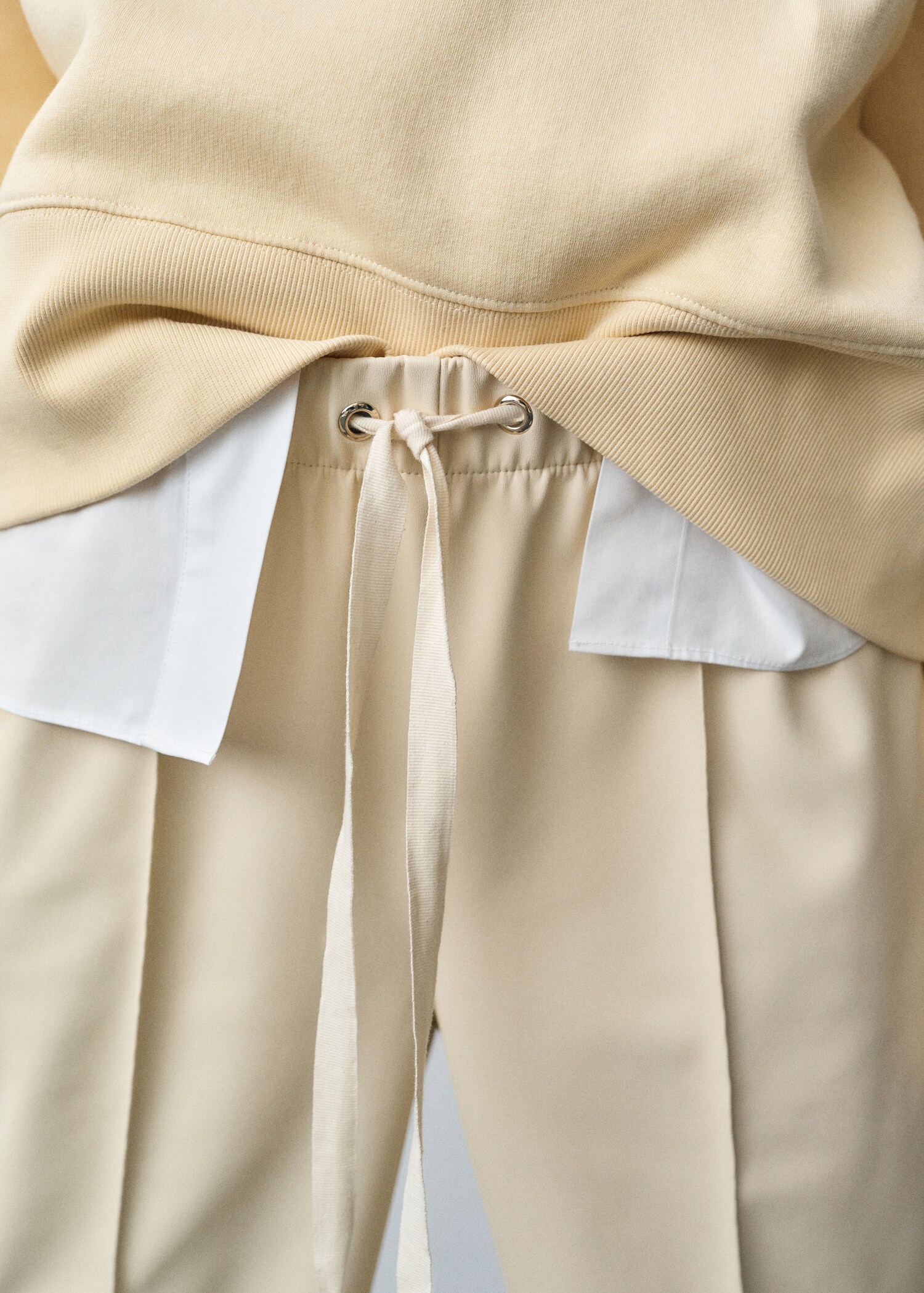 Wide-leg leather-effect trousers - Details of the article 6