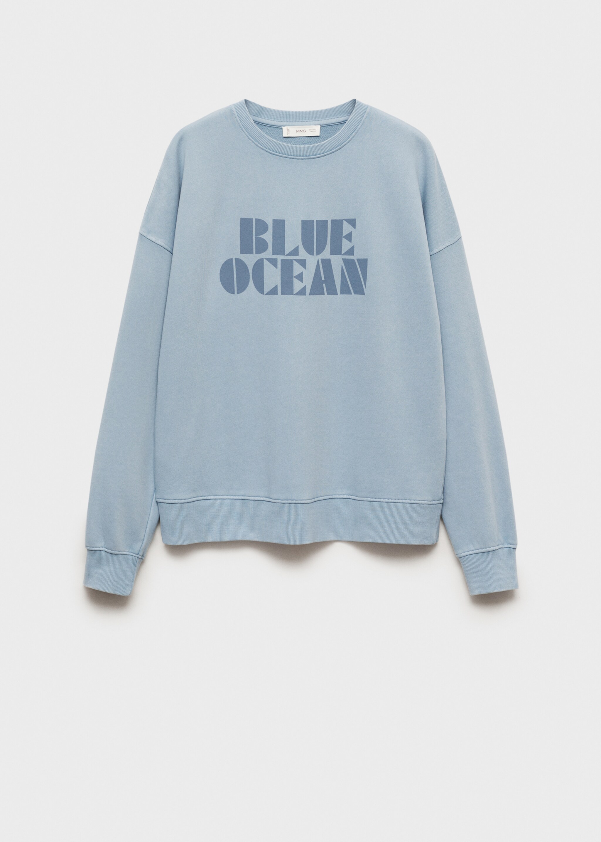 Printed cotton sweatshirt - Article without model