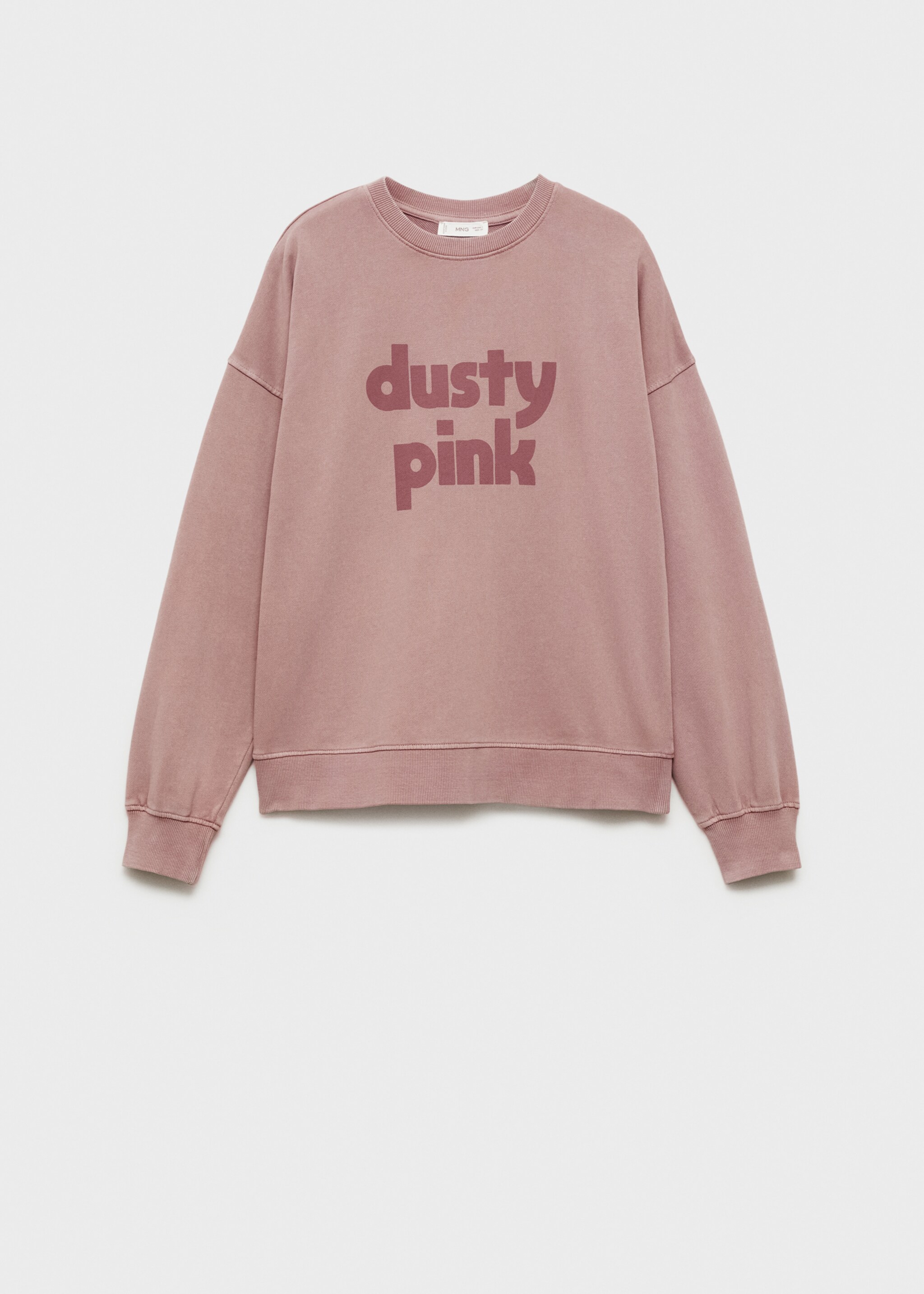 Cotton-blend printed sweatshirt - Article without model