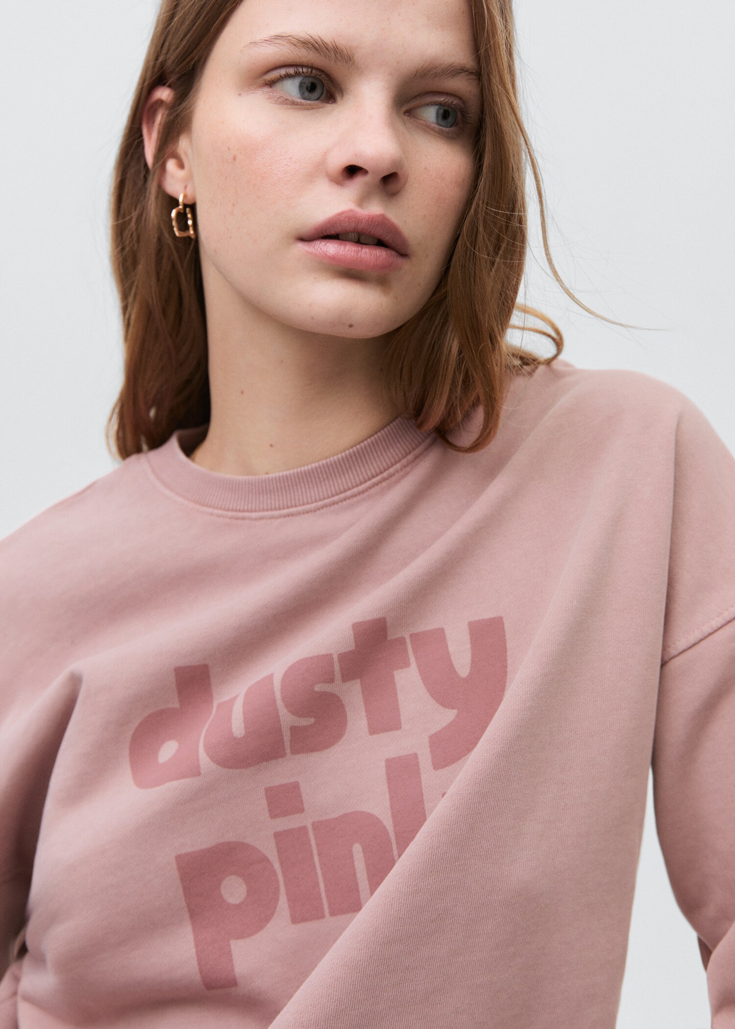 Cotton-blend printed sweatshirt - Details of the article 1
