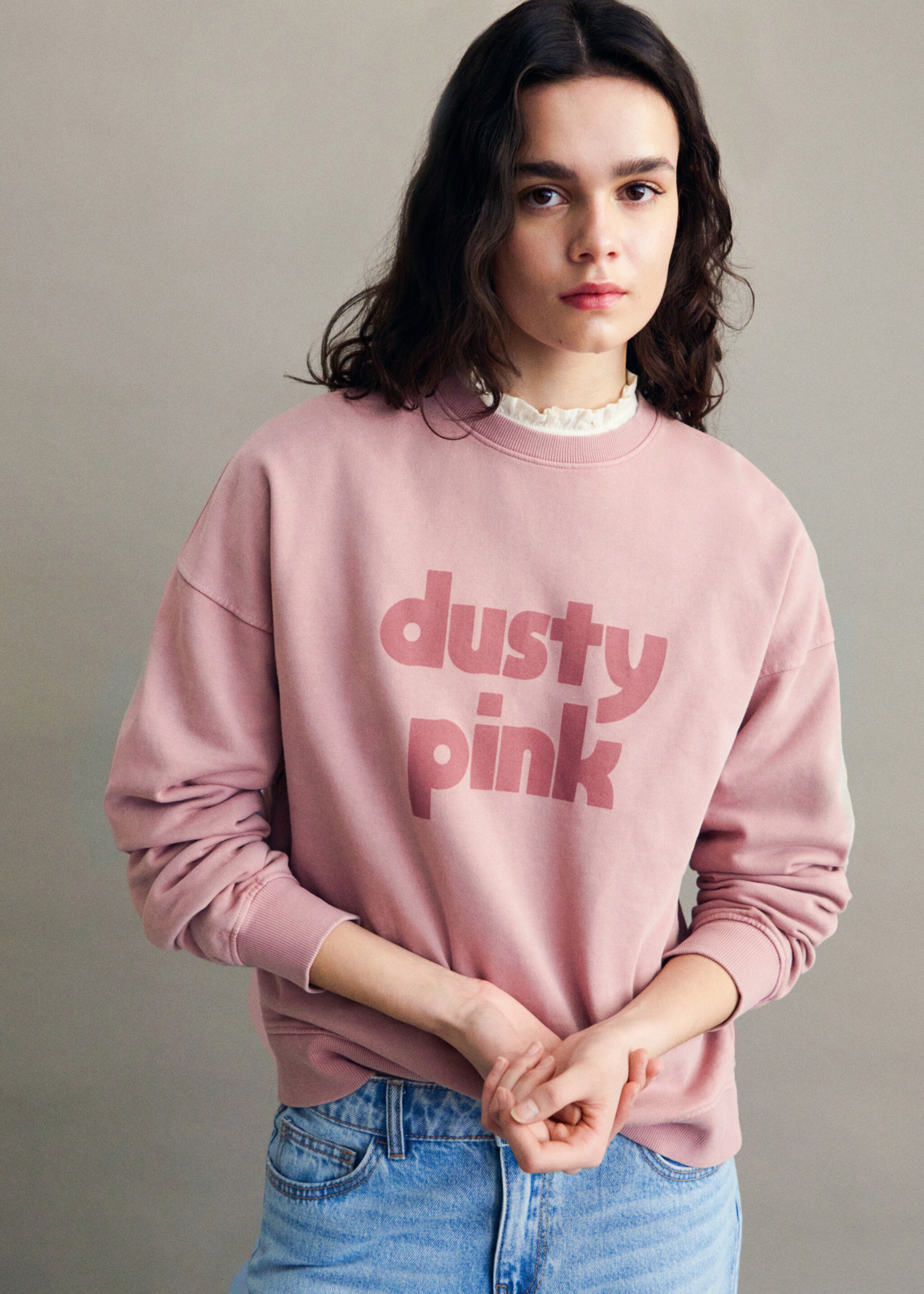 Cotton-blend printed sweatshirt - Details of the article 5