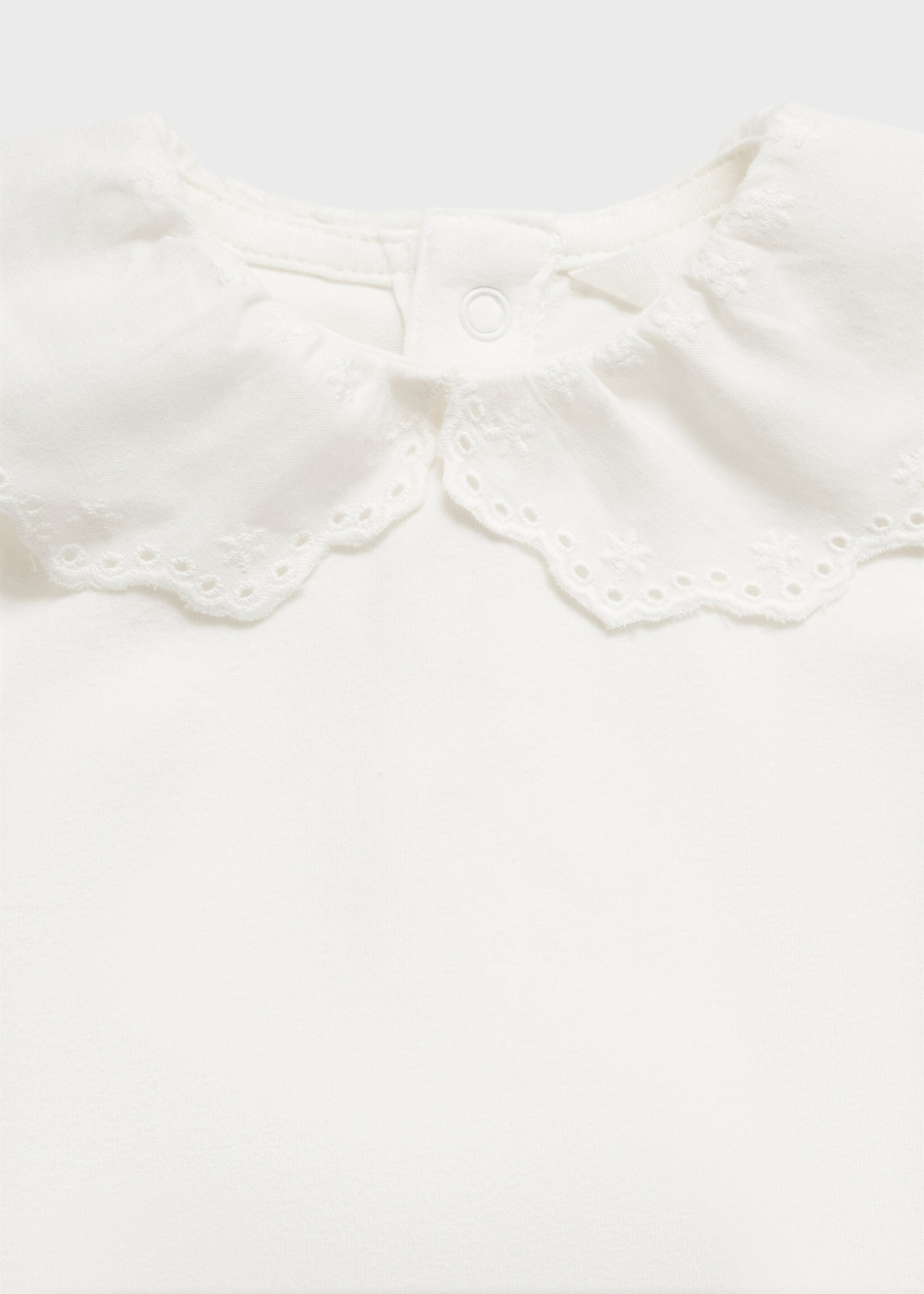 Bestickter Body mit Babydollkragen - Detail des Artikels 0
