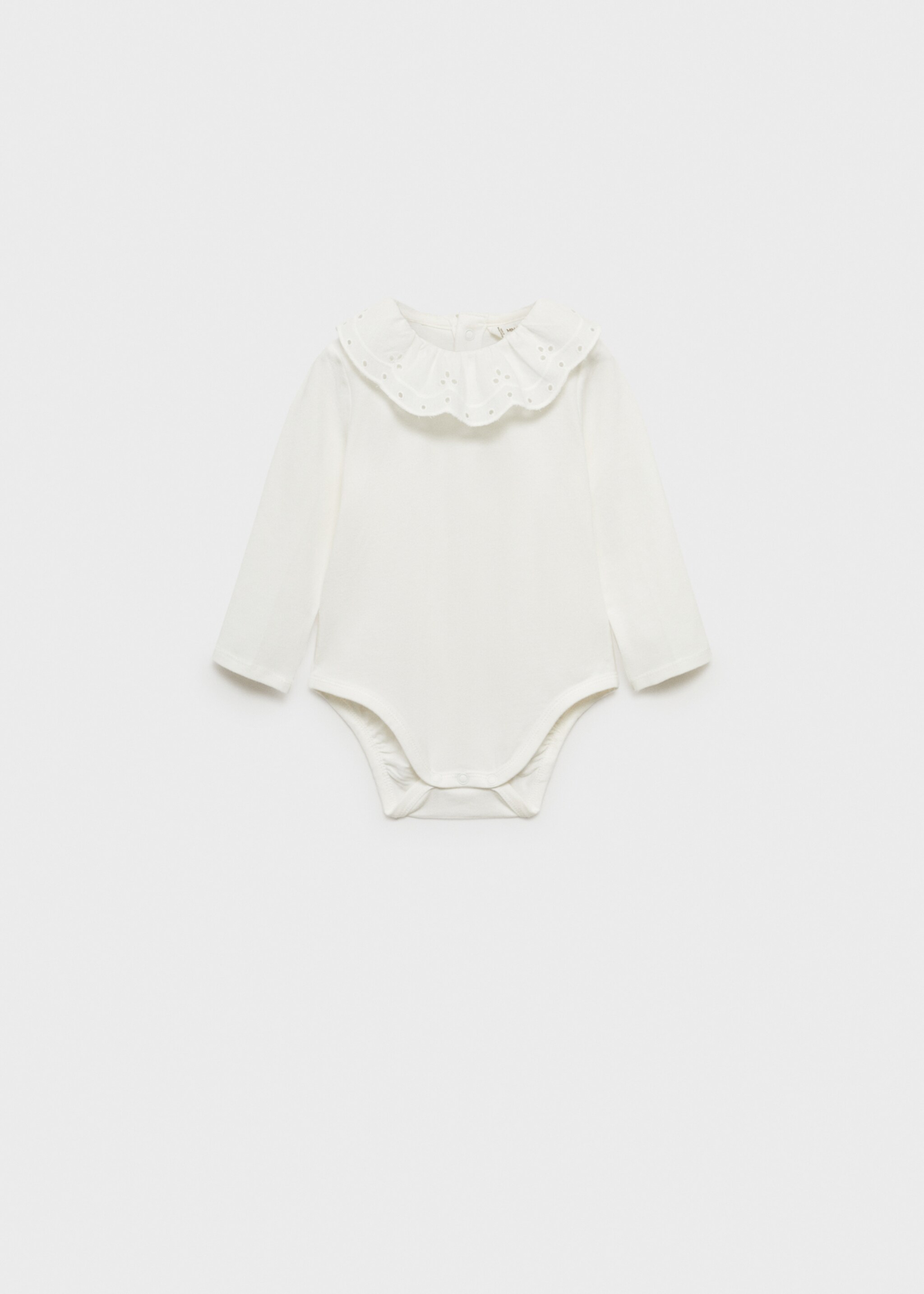 Bestickter Body mit Babydollkragen - Artikel ohne Model