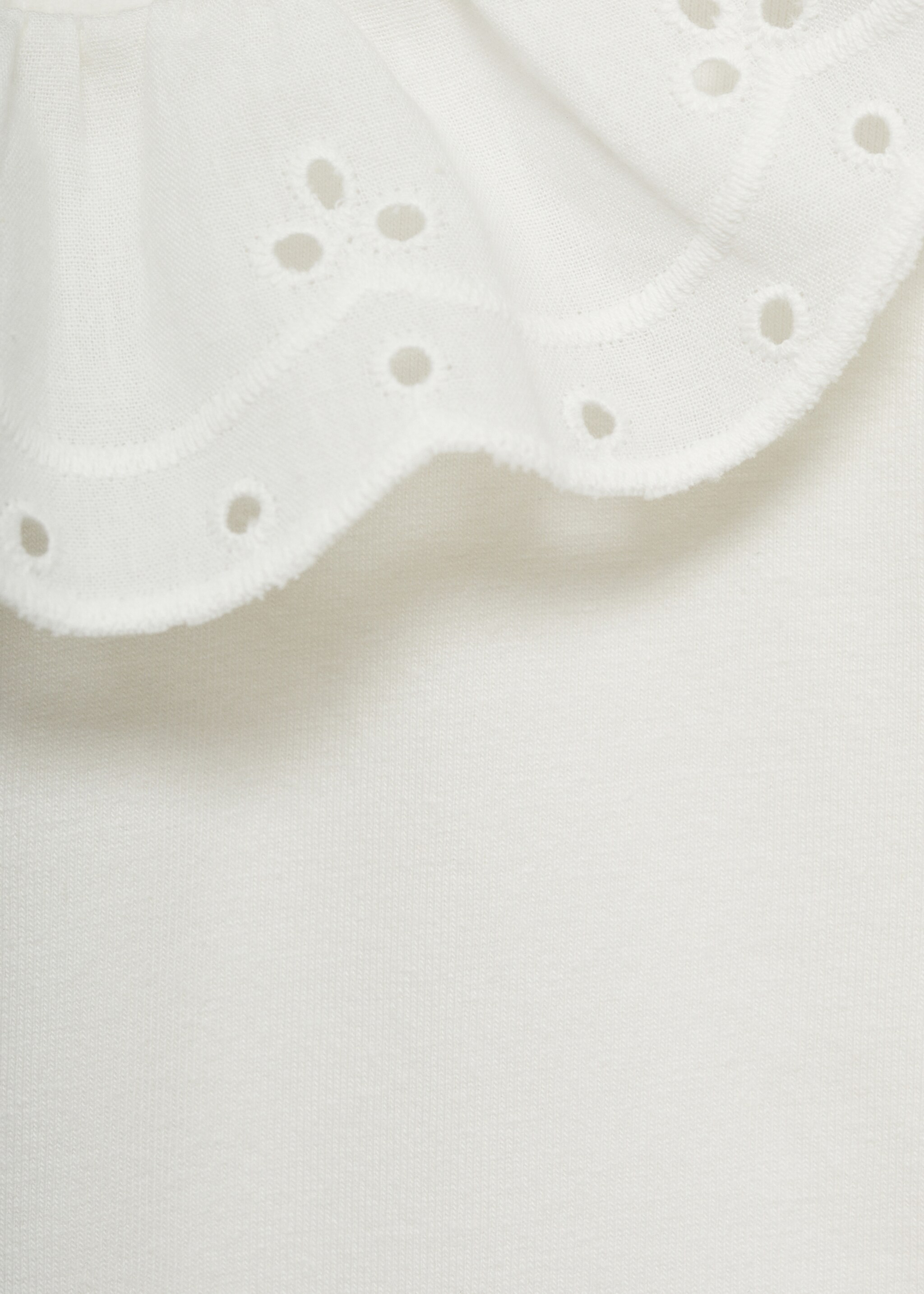 Bestickter Body mit Babydollkragen - Detail des Artikels 0