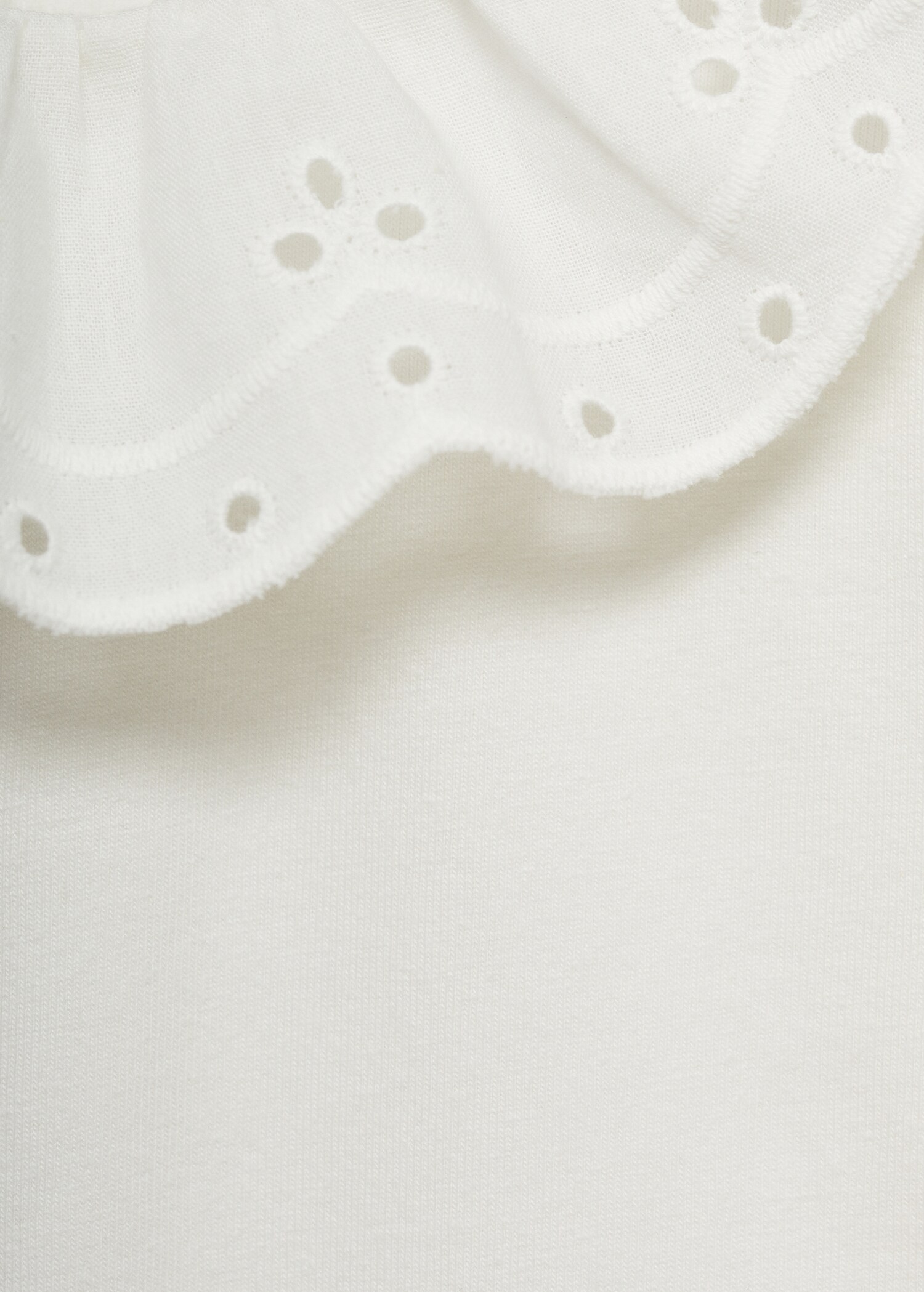 Body s izvezenim babydoll ovratnikom - Detalji artikla 0