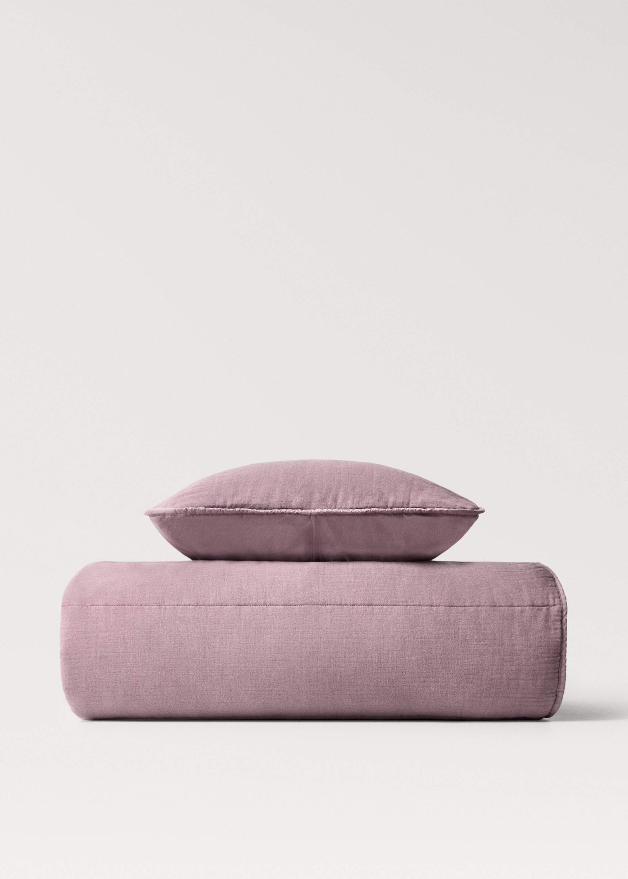 Garment-dyed gaaskatoenen sprei voor wieg - Detail van het artikel 3