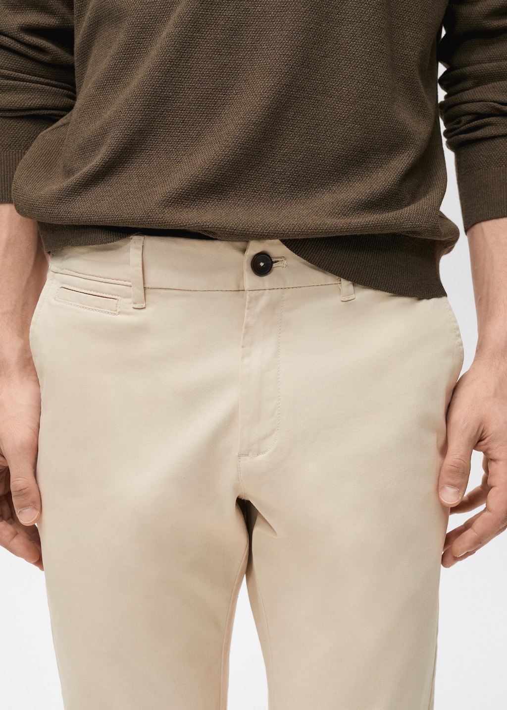 Prato cropped tapered chino pants - Men | MANGO USA Prato cropped tapered chino pants - Men | MANGO USA