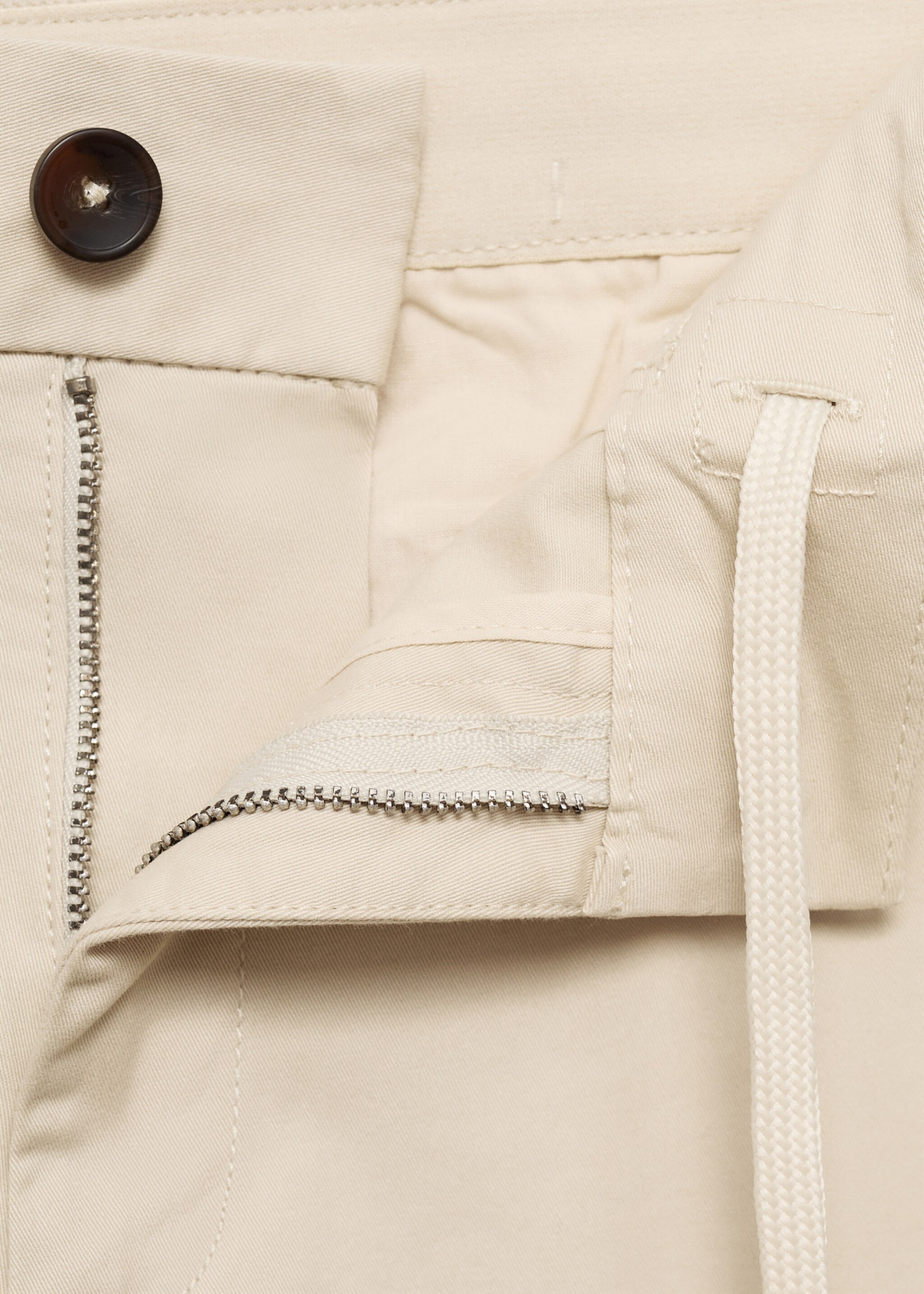 Prato cropped tapered chino trousers - Details of the article 8