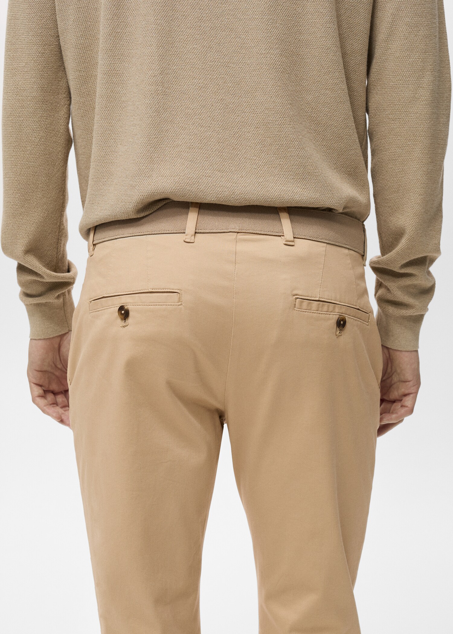 Prato cropped tapered chino trousers - Details of the article 4