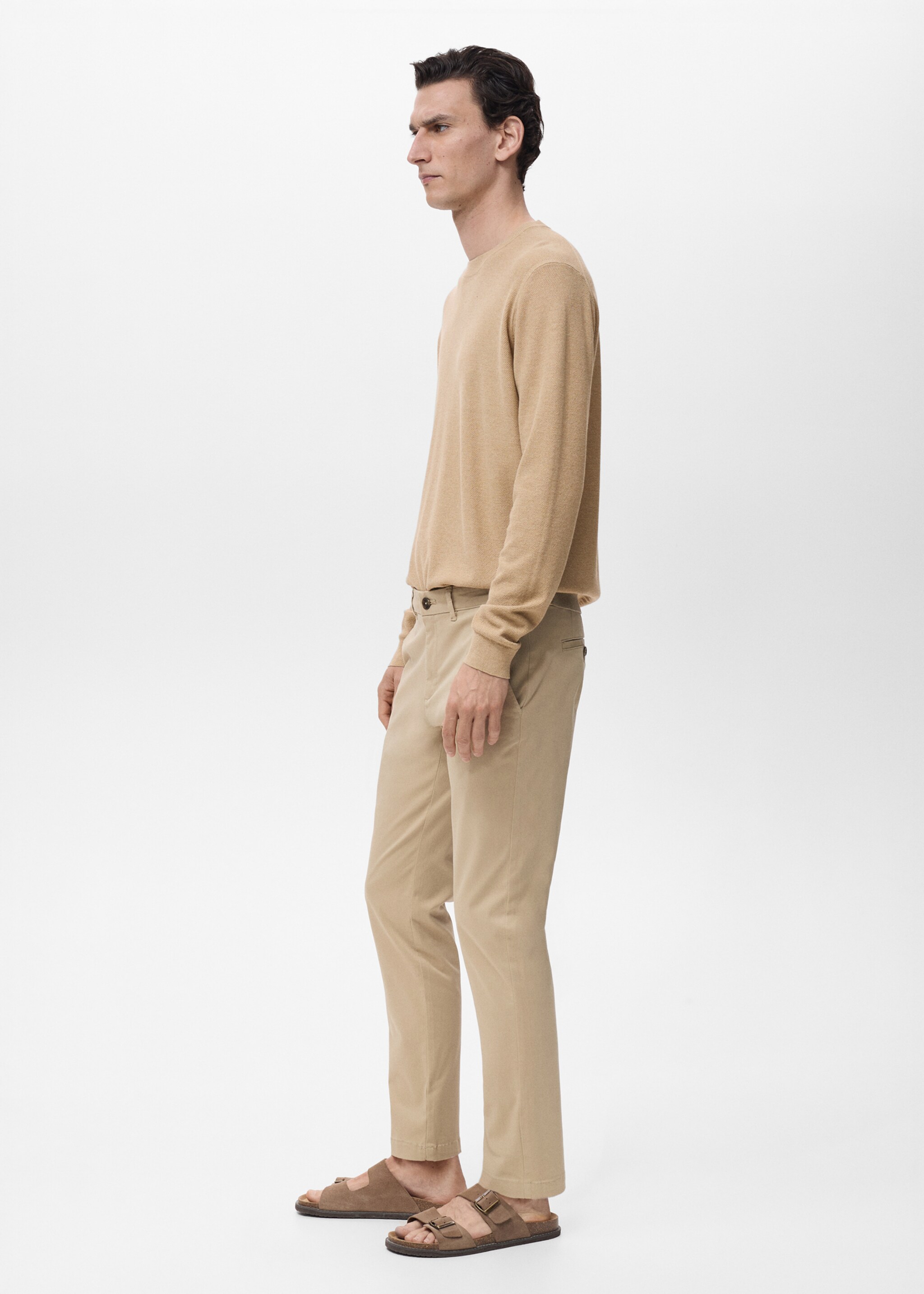 Prato cropped tapered chino trousers - Details of the article 5