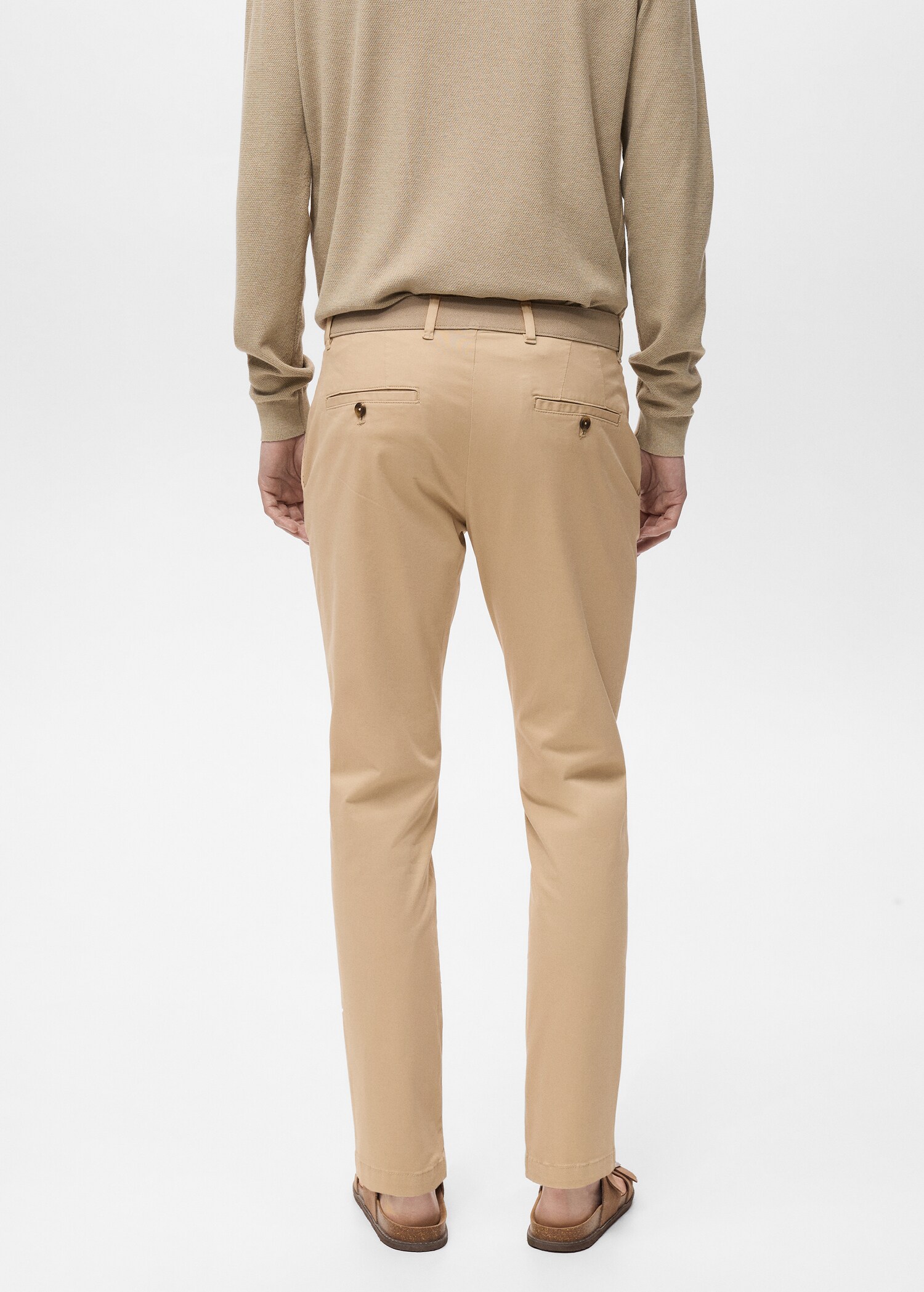 Prato cropped tapered chino trousers - Reverse of the article