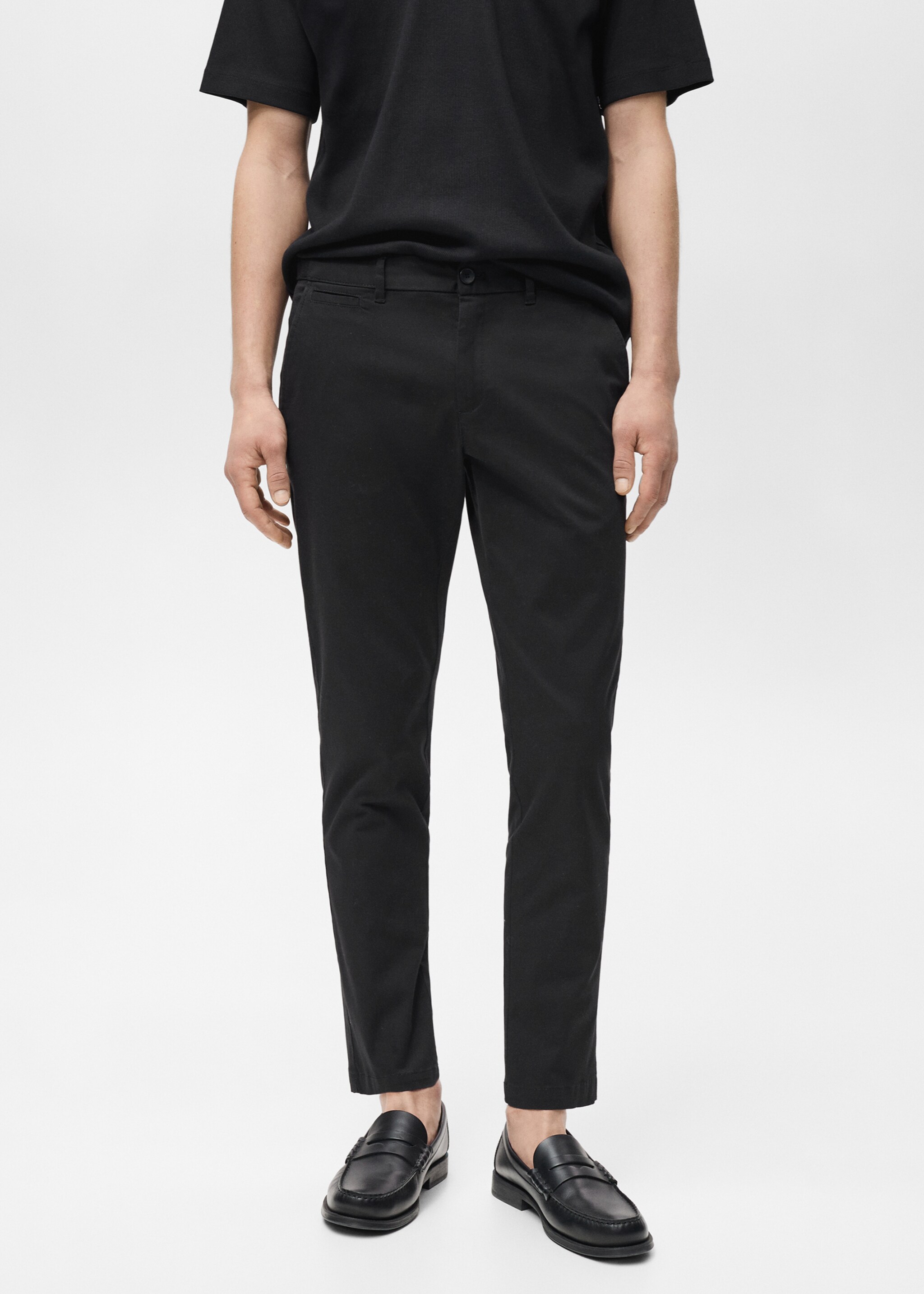 Pantalon Prato chino cropped tapered - Plan moyen