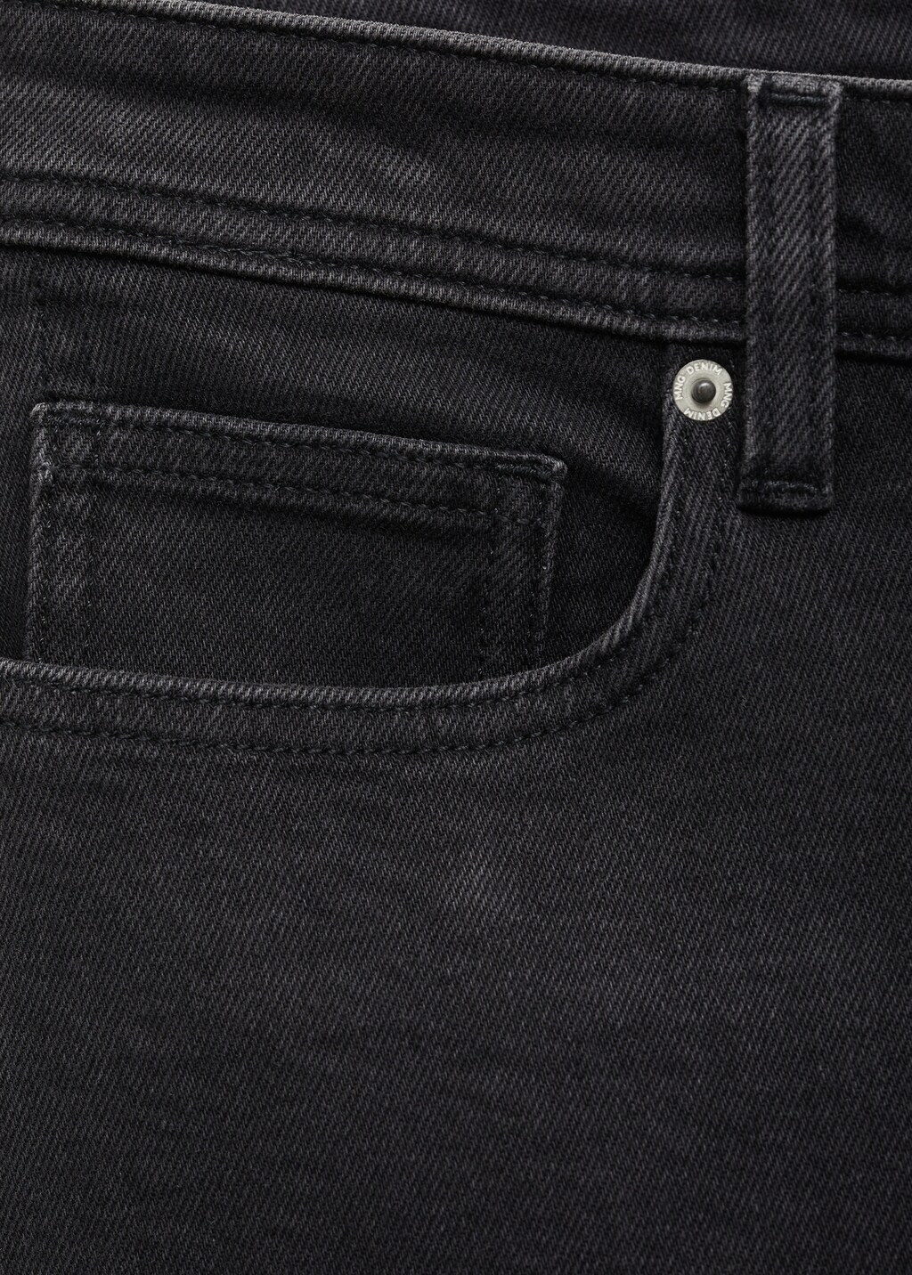 【NONCODE】(Unisex) Mare Half Damage Denim Pants SHOP - denim pants - SLOW STEADY CLUB