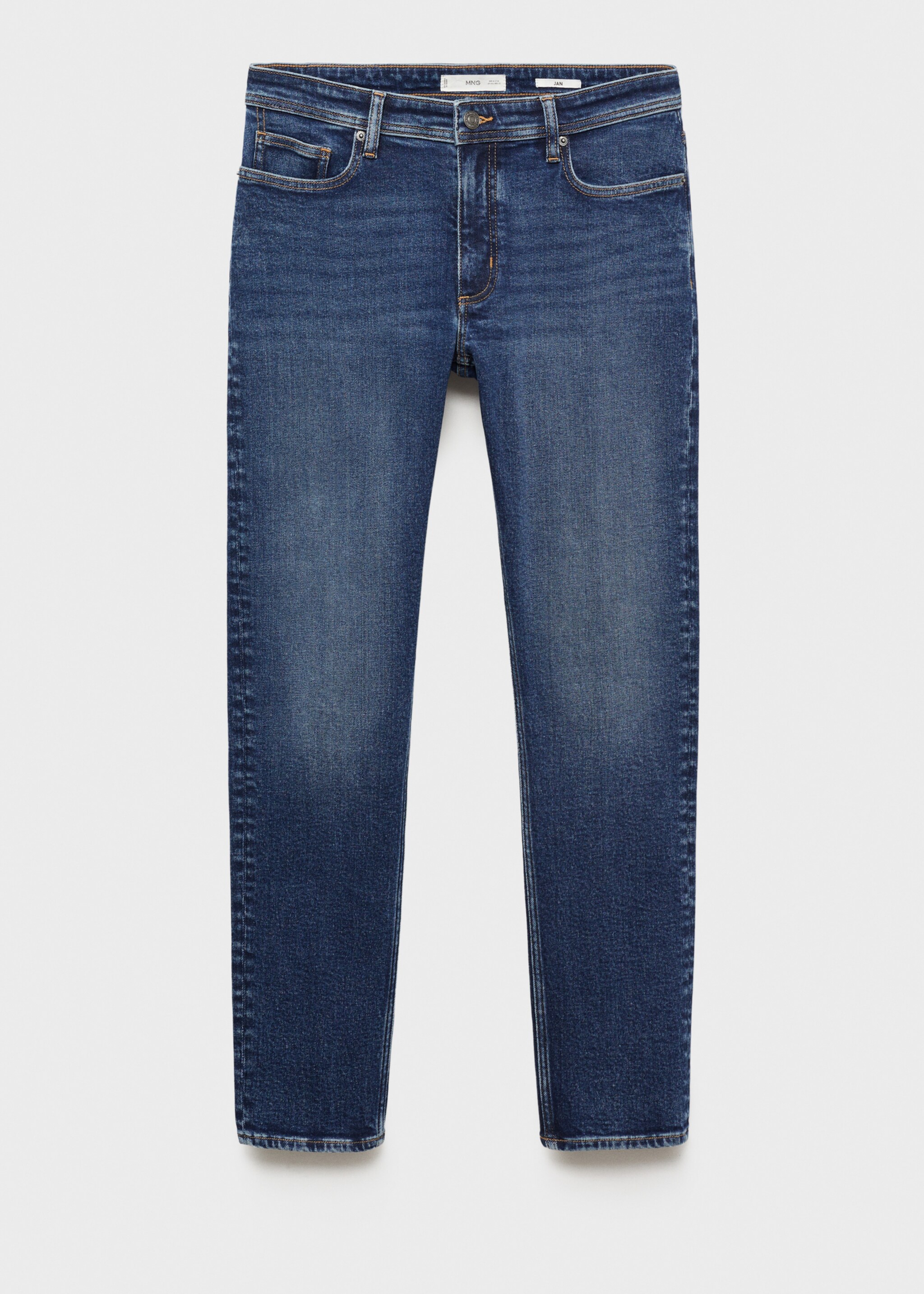 Slim Fit-Jeans Jan im Used-Look mit dunkler Waschung - Artikel ohne Model