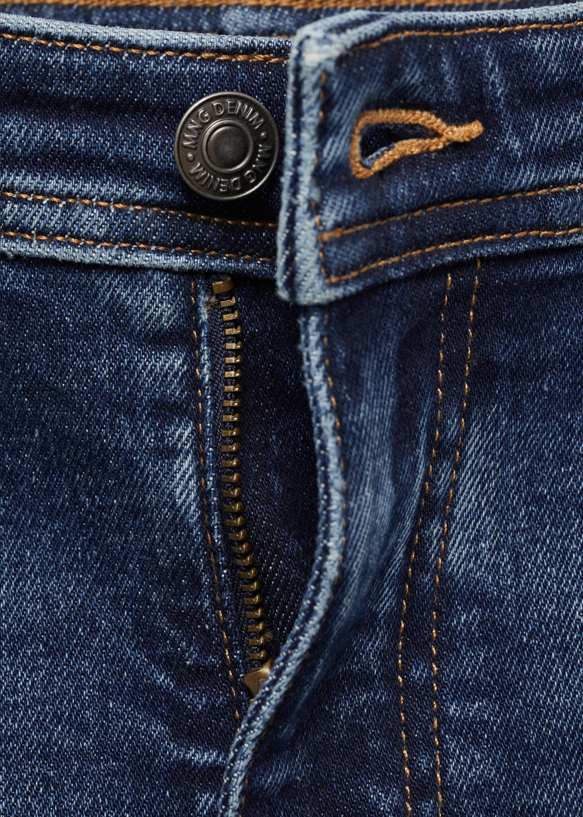 Slim Fit-Jeans Jan im Used-Look mit dunkler Waschung - Detail des Artikels 8