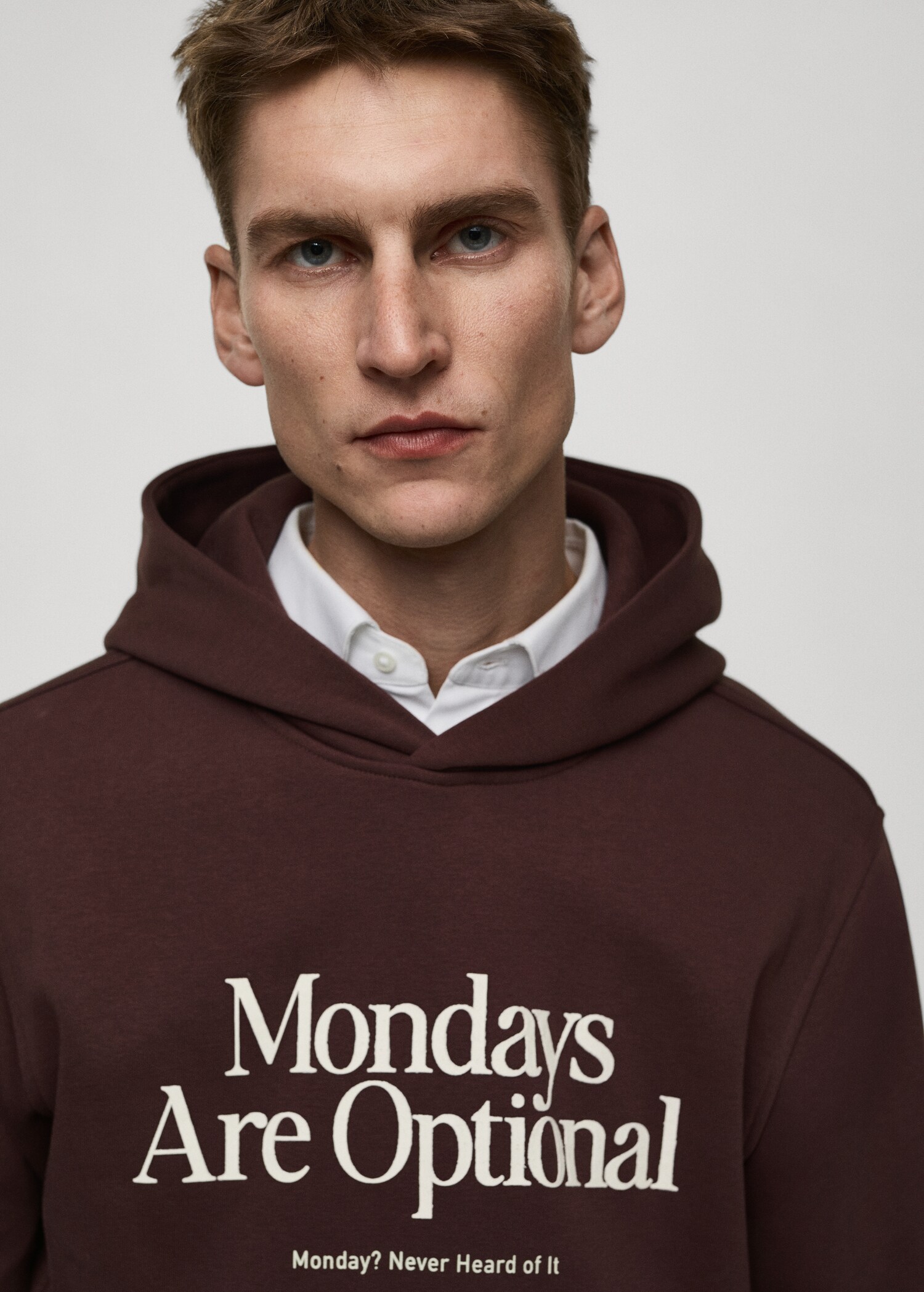 Gemustertes Baumwoll-Sweatshirt - Detail des Artikels 1