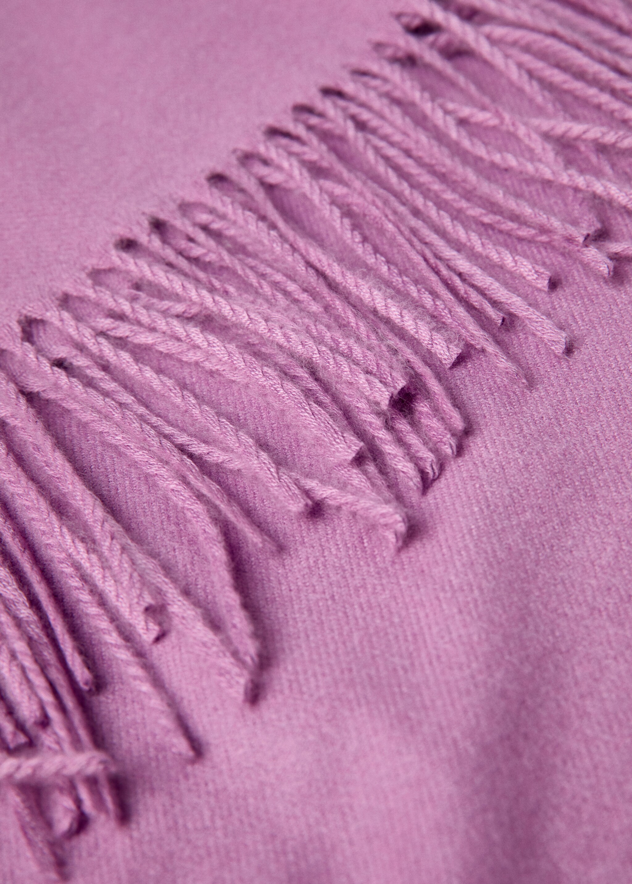Blanket with fringe detail - Details of the article 2
