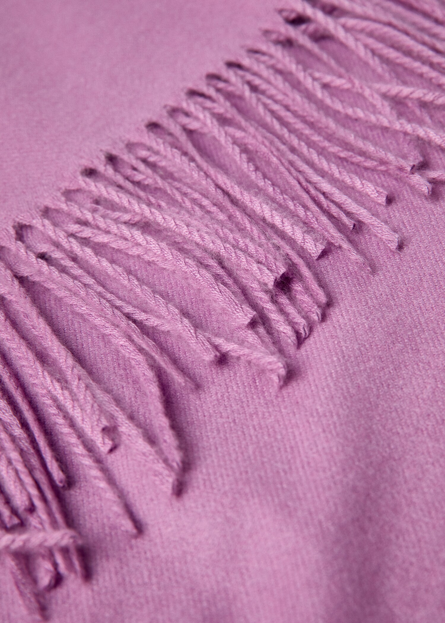 Blanket with fringe detail - Details of the article 2