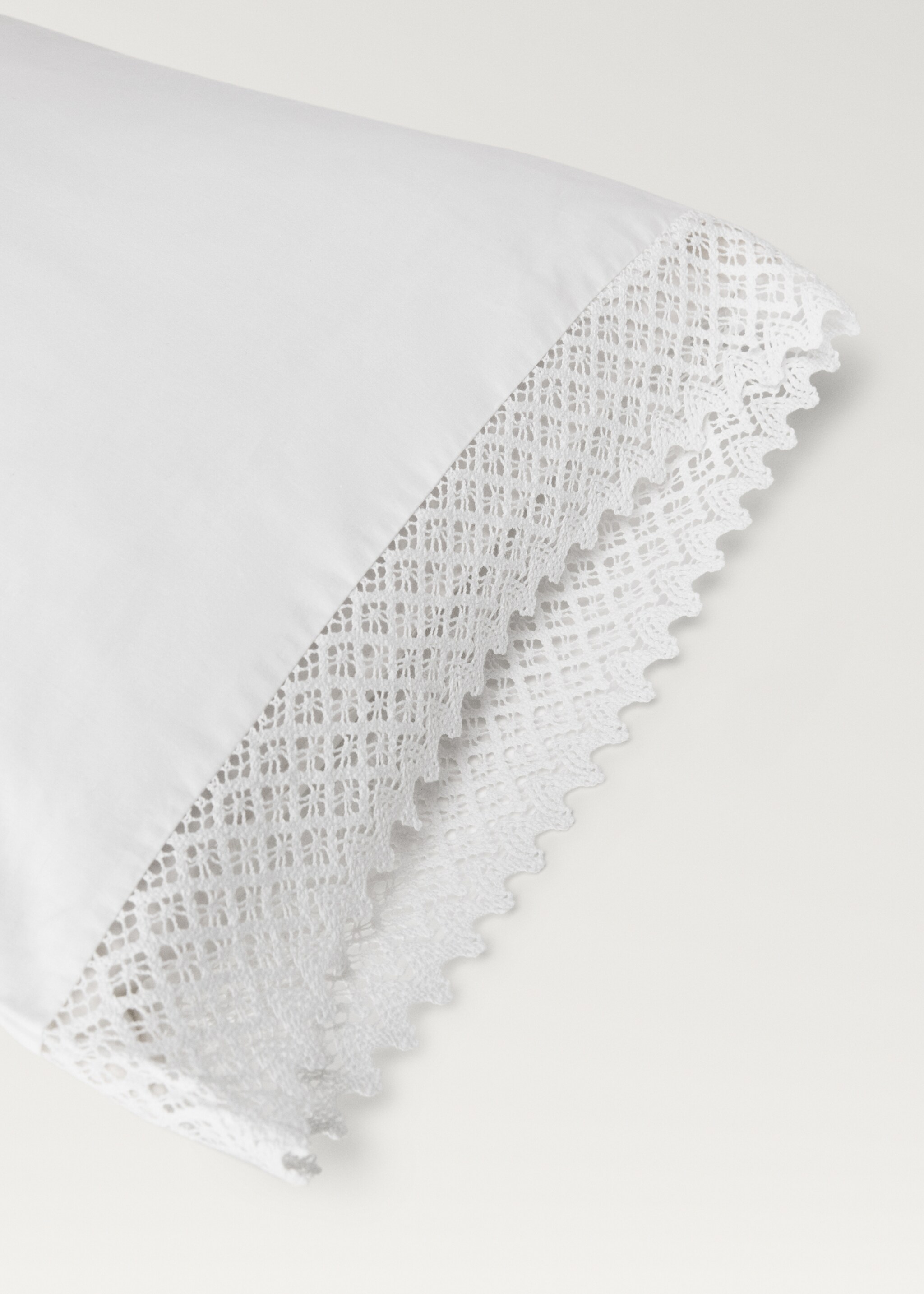 Dantel detaylı yastık kılıfı 45x110 cm - Ürün detayı 1