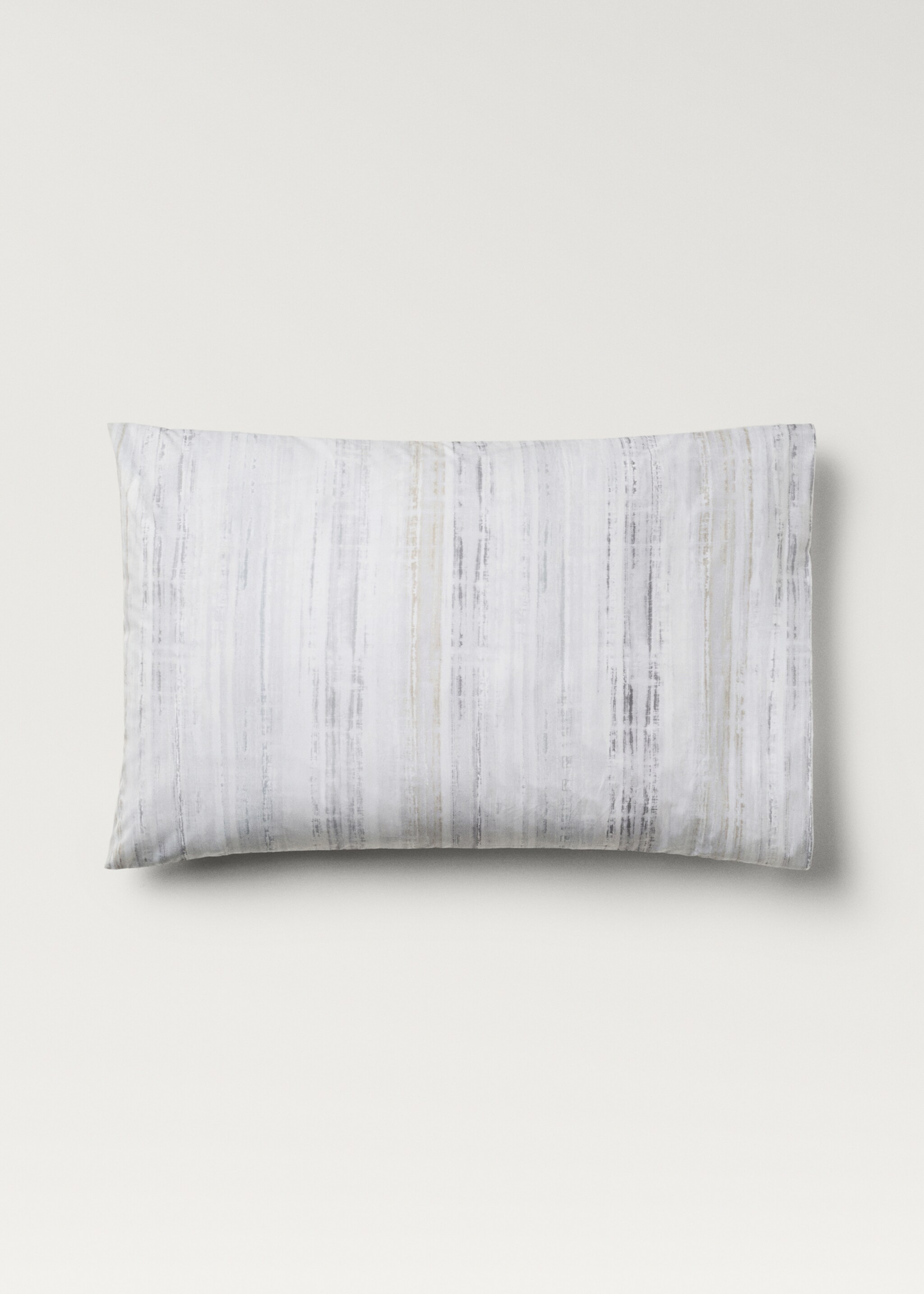 Duas capas de almofada de percal com estampado esbatido 50x75 cm - Artigo sem modelo