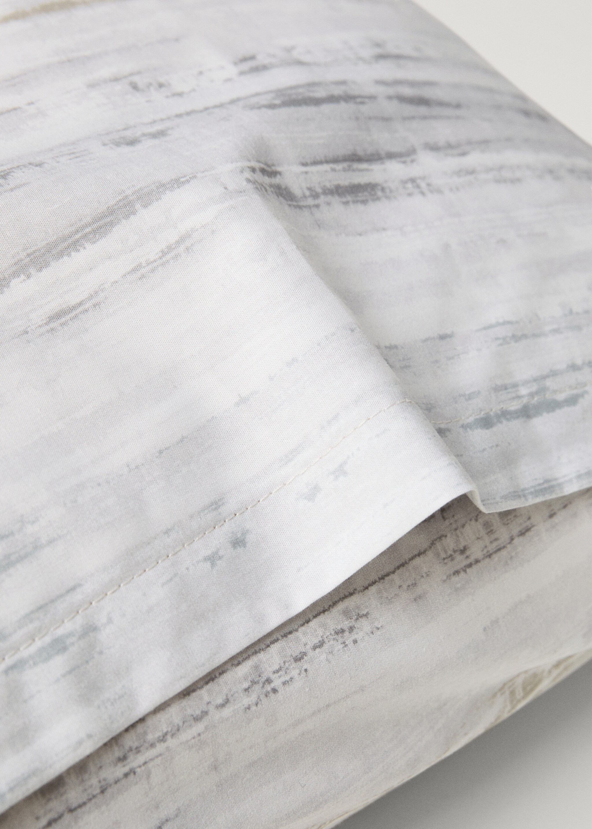 Duas capas de almofada de percal com estampado esbatido 50x75 cm - Pormenor do artigo 1