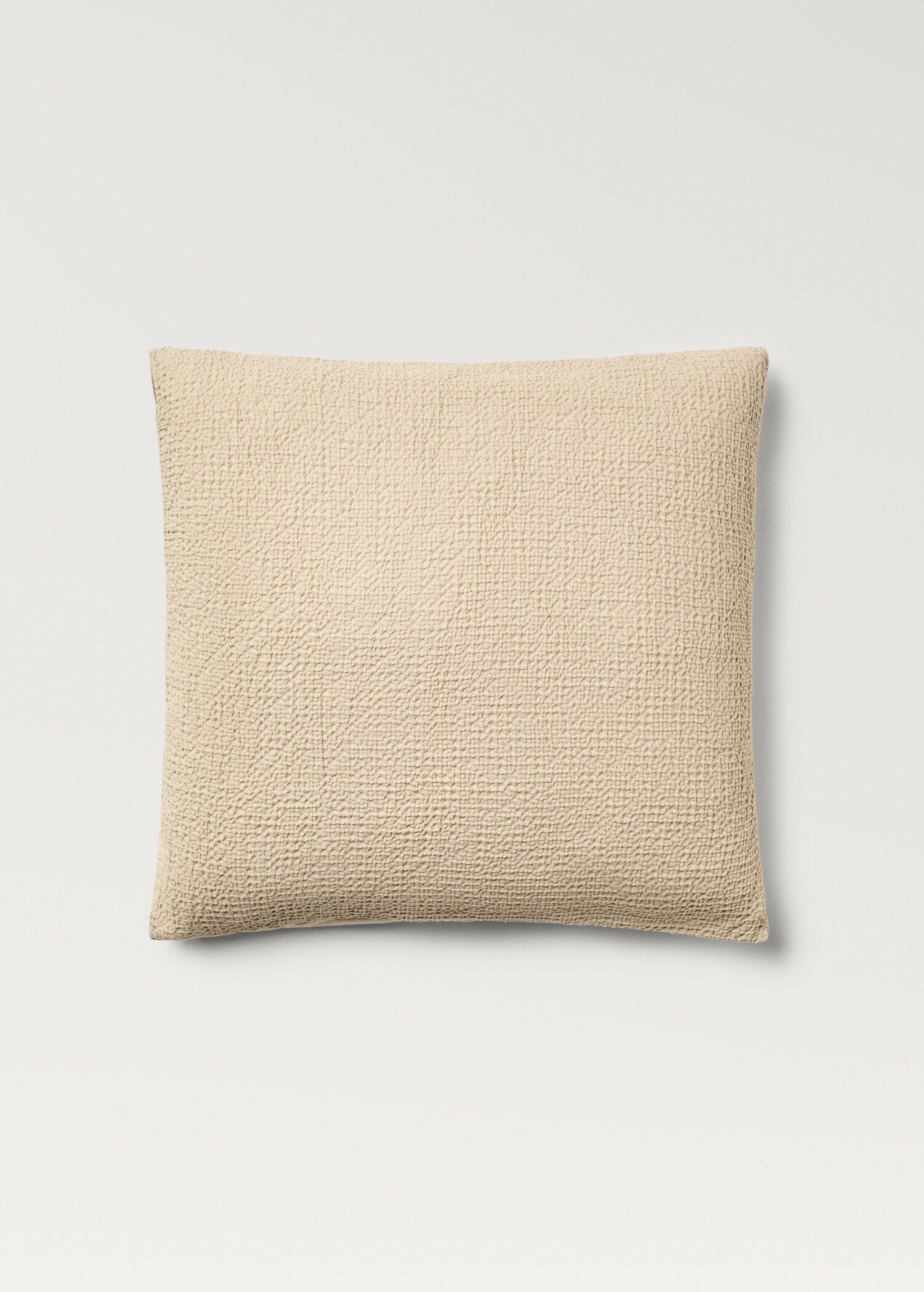 Two cotton waffle percale pillowcases 60x60 cm - Article without model