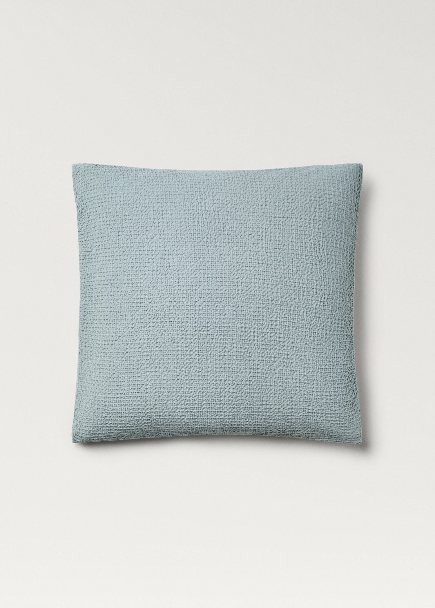 Two cotton waffle percale pillowcases 60x60 cm - Article without model