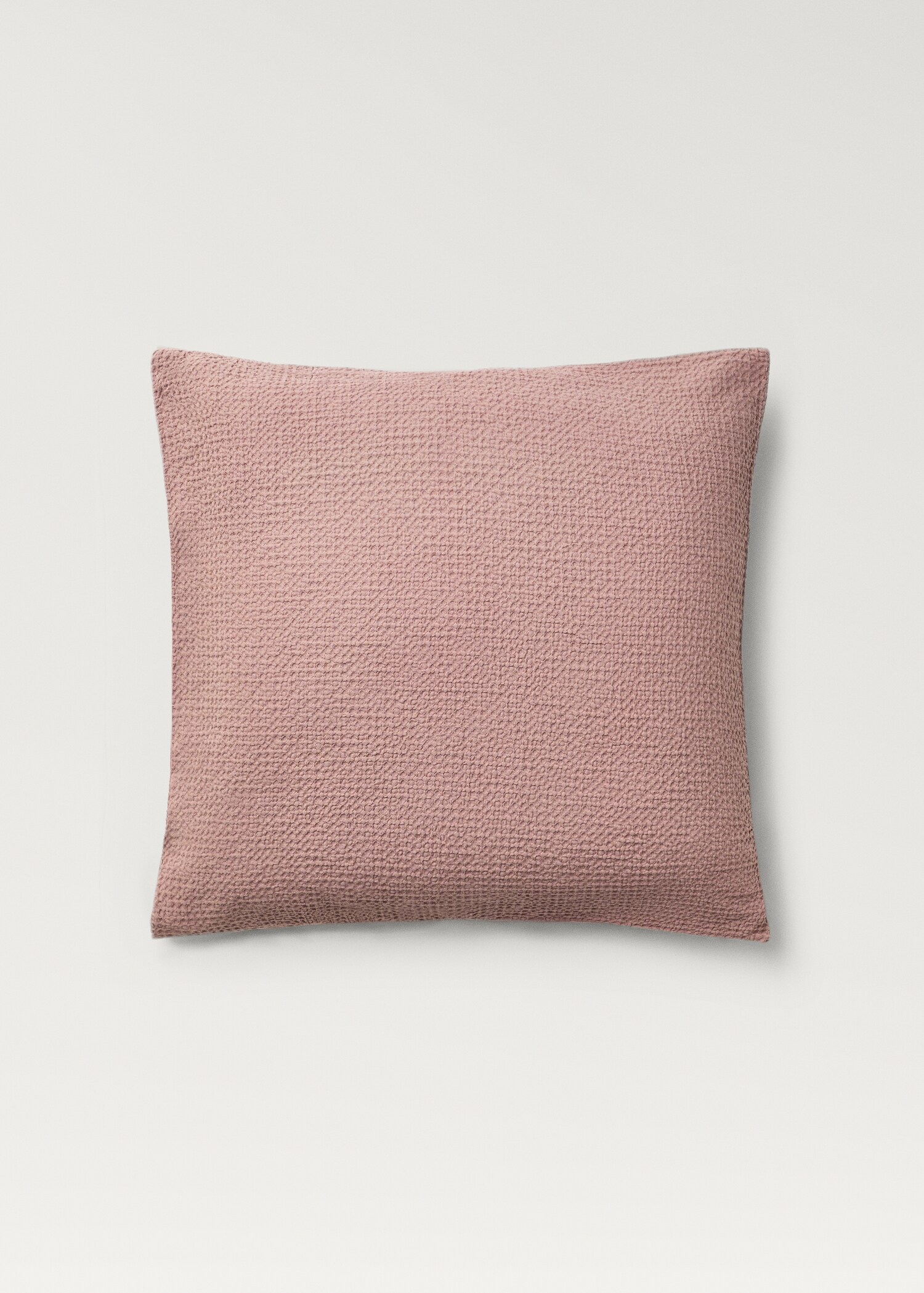 Two cotton waffle percale pillowcases 60x60 cm - Article without model